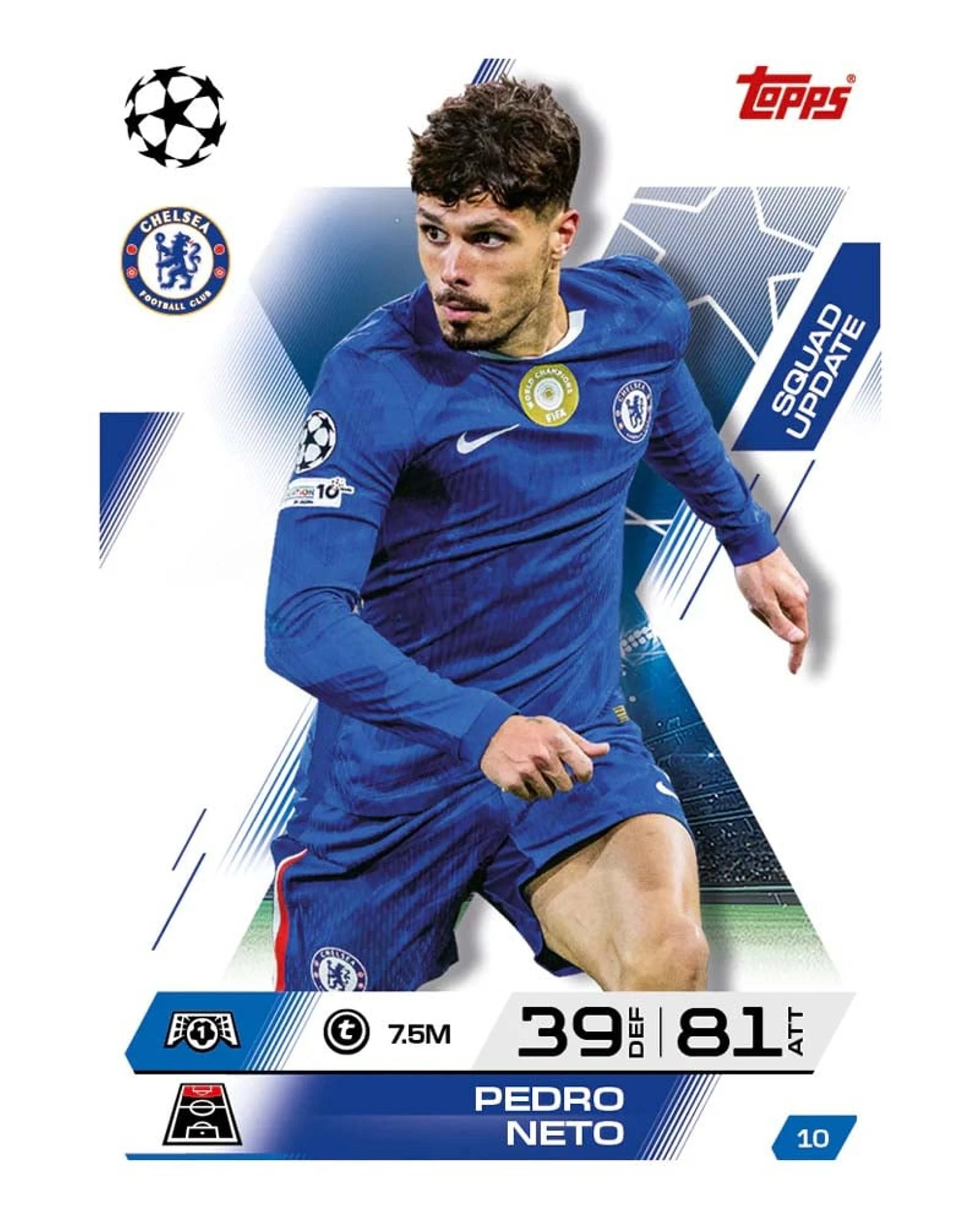 5 Topps Match Attax Extra UEFA Club Competitions 2025/2026 Edition Trading Cards Booster Pack, 5 of 10
