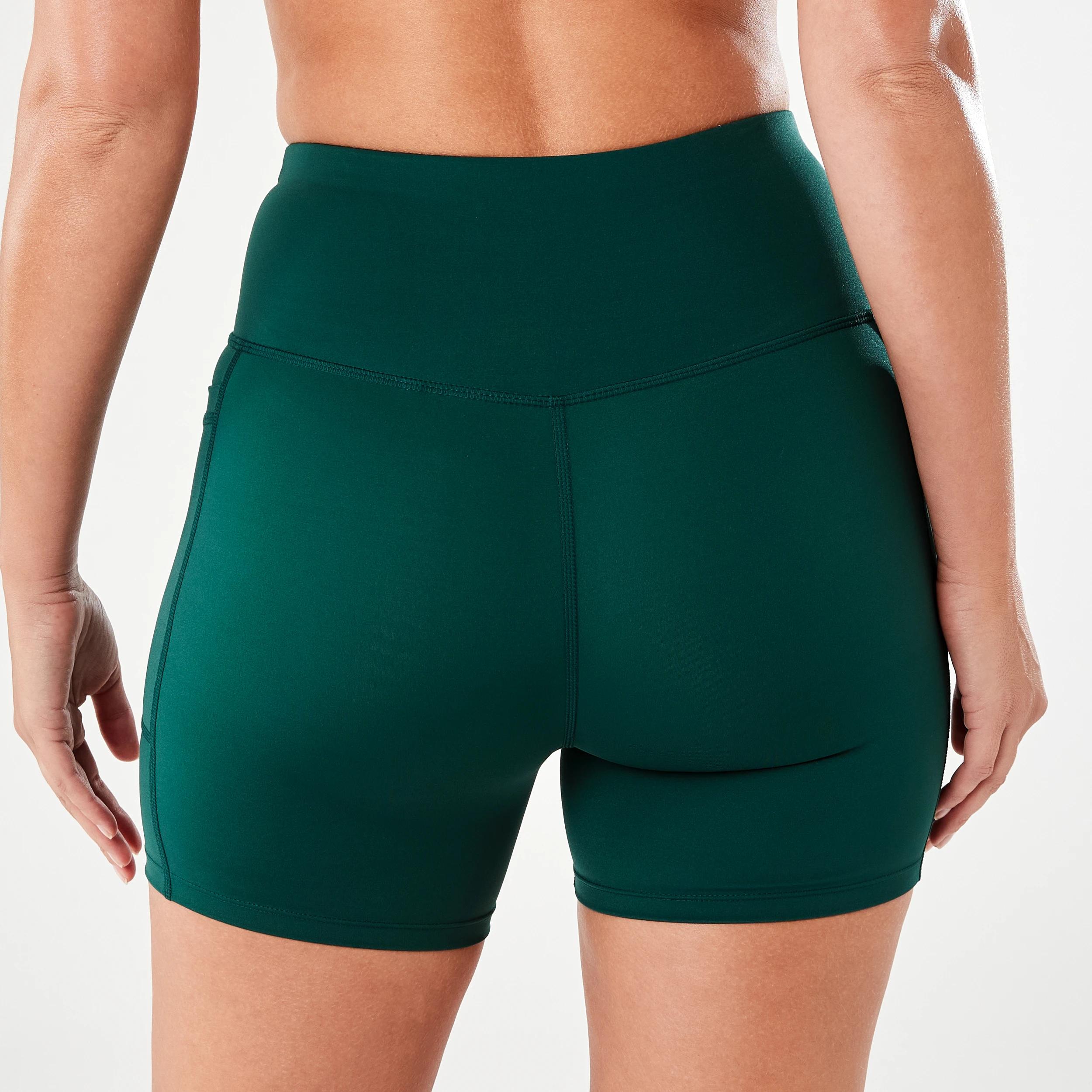 3 Active Womens Train Bike Shorts YUCCA GREEN, 3 of 7