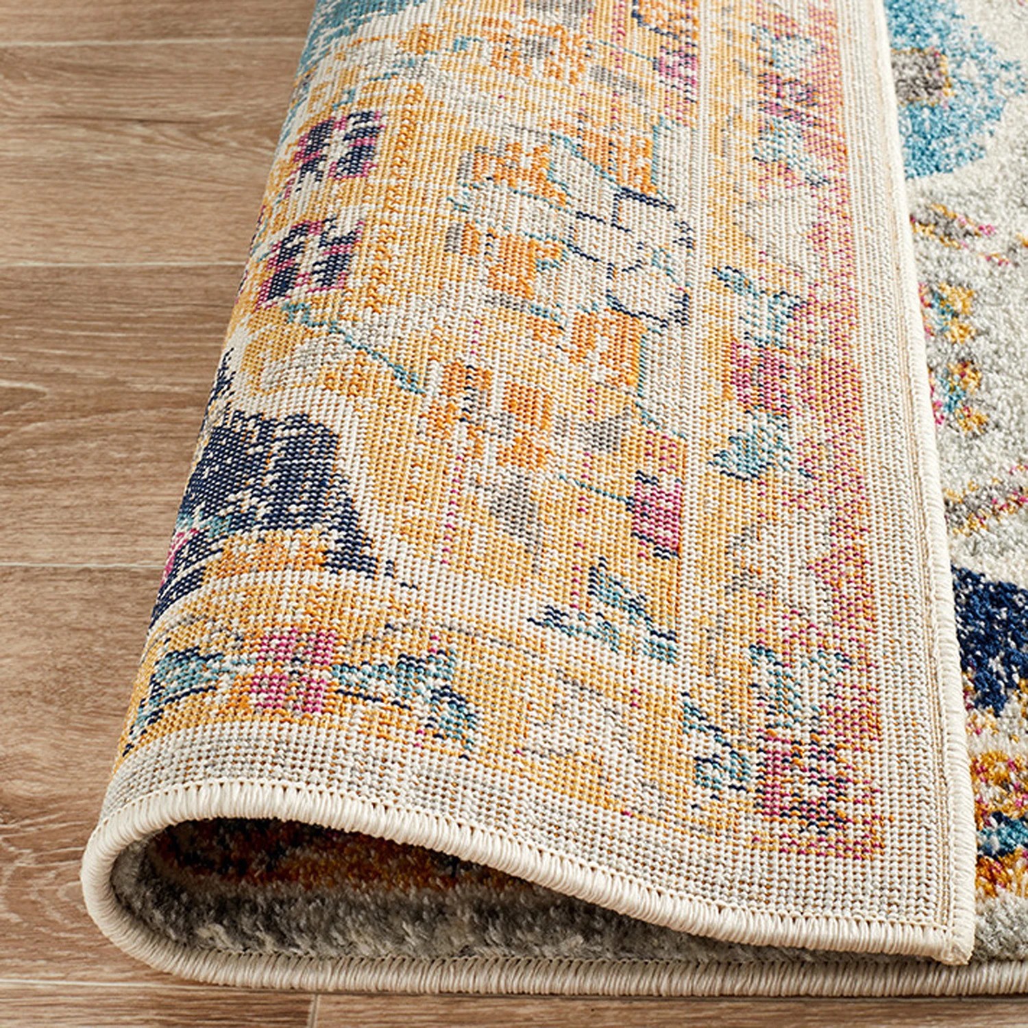7 Common Ground Rugs Gallery 861 500x80cm Runner - Extra Large Pet Friendly Rug - Multi, 7 of 7