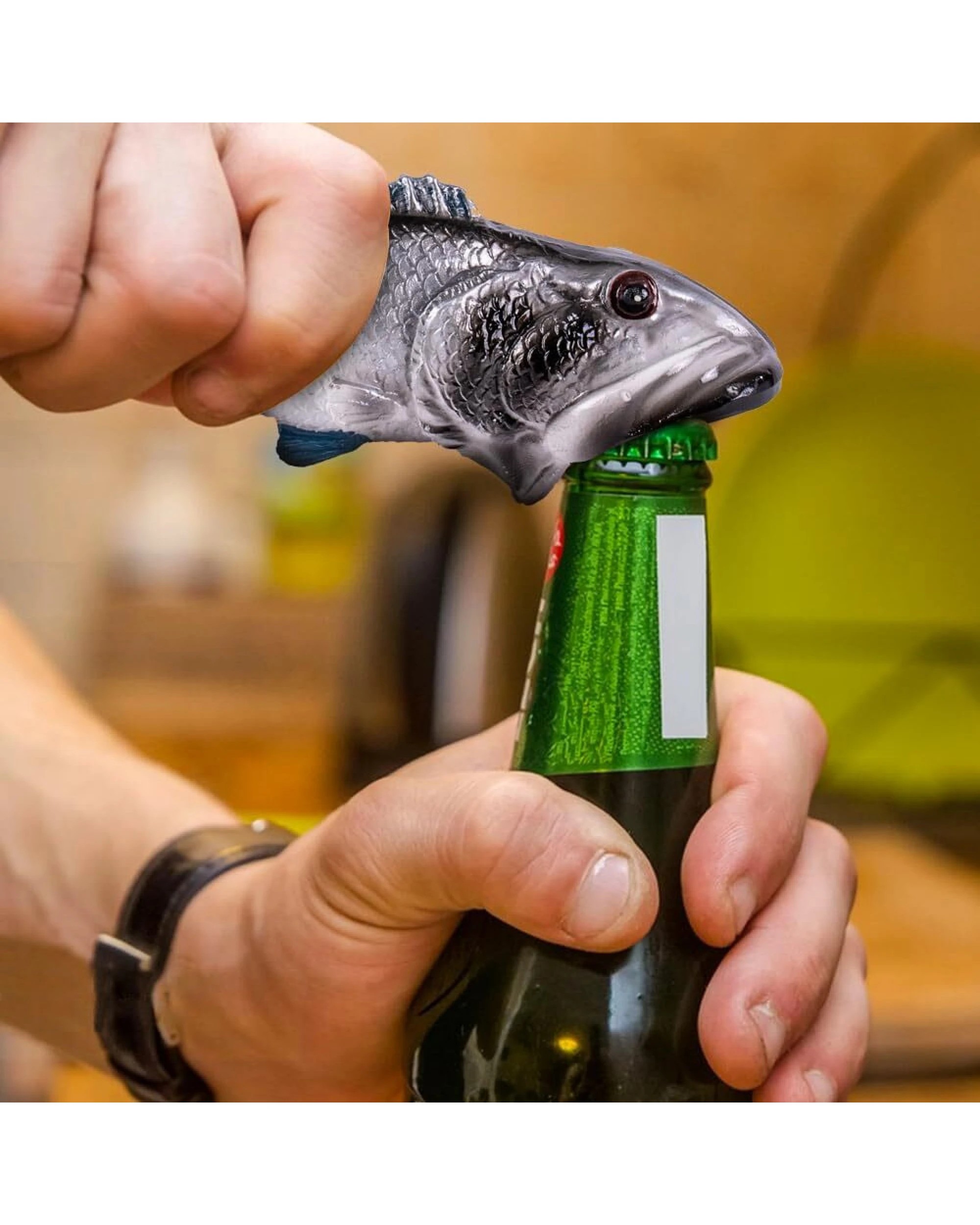 2 BR Home Barramundi Fish Beer Bottle Opener Party Favor, 2 of 6