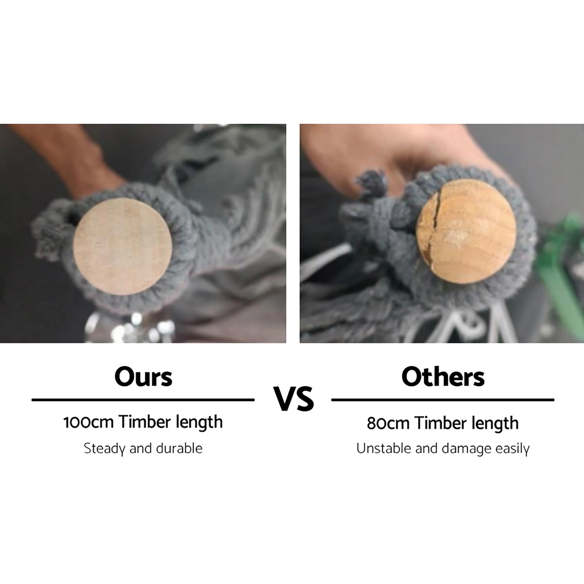 7 Gardeon Hammock Chair Outdoor Camping Hanging Hammocks Cushion Pillow - Grey, 7 of 7