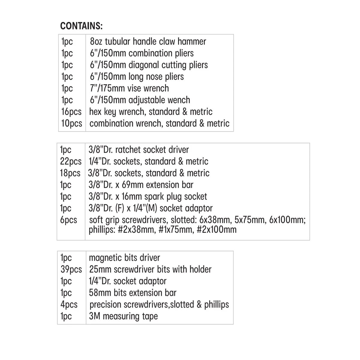 10 129 Piece Tool Set, 10 of 10