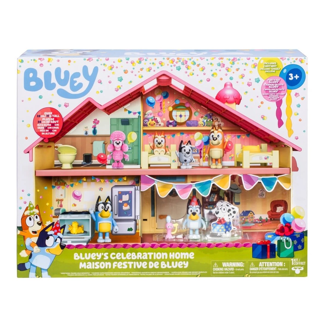 1 28cm Bluey's Birthday Celebration Home Playset, 1 of 9