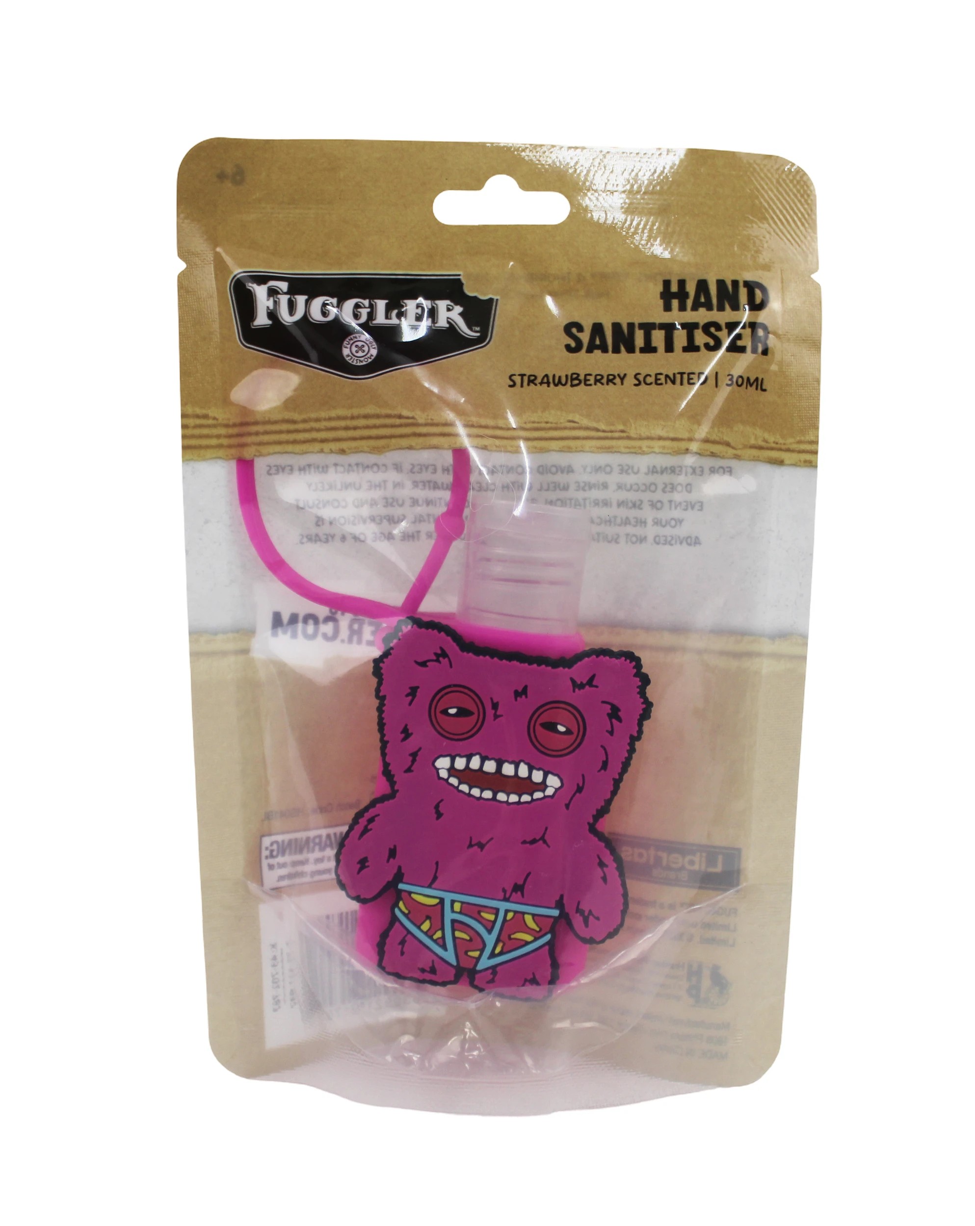 1 Fuggler Hand Sanitiser 30ml - Strawberry Scented, 1 of 4