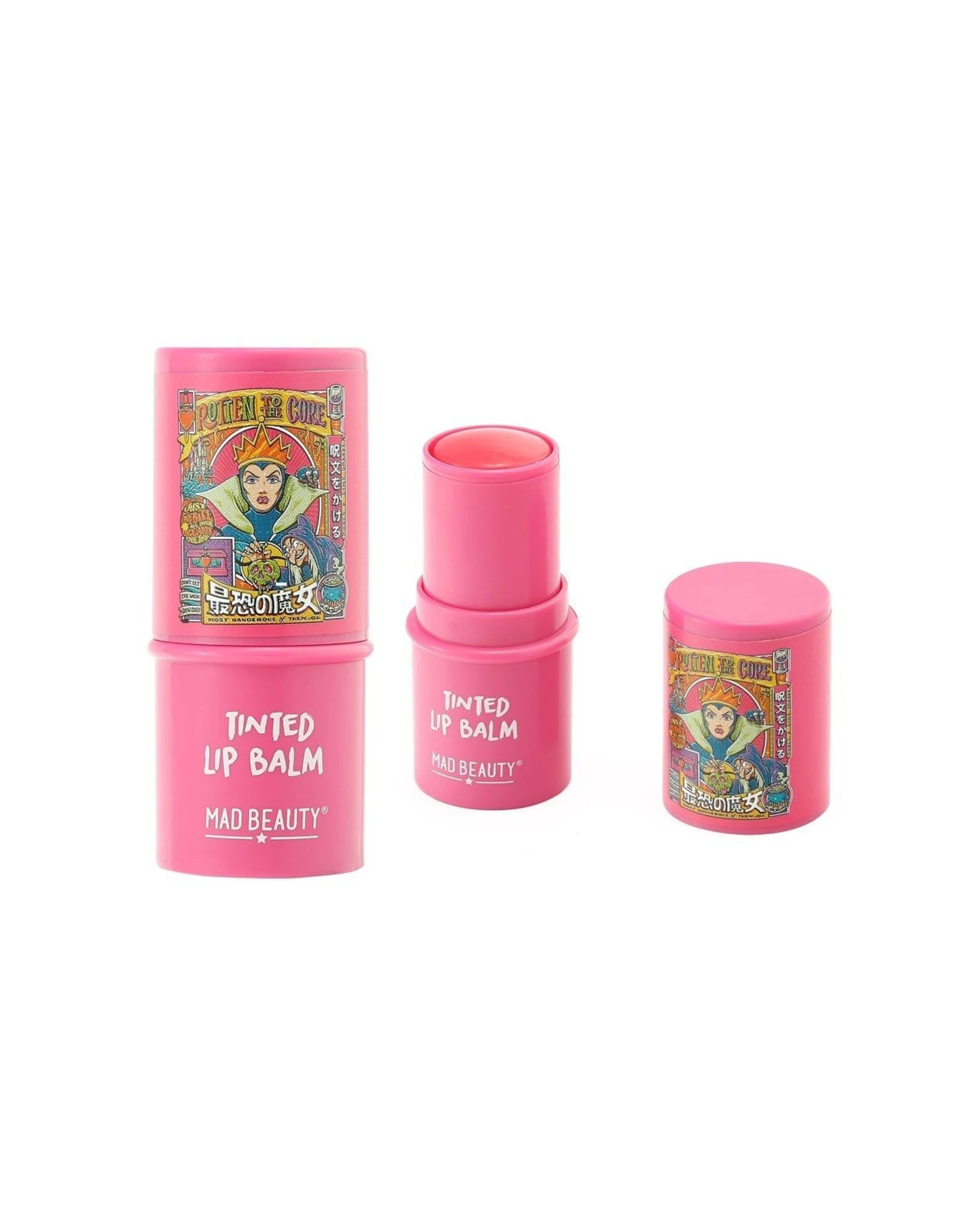 3 Disney 4PK Wicked Villains Evil Queen Scented Tinted Lip Balm Cherry 5g - Multi, 3 of 3