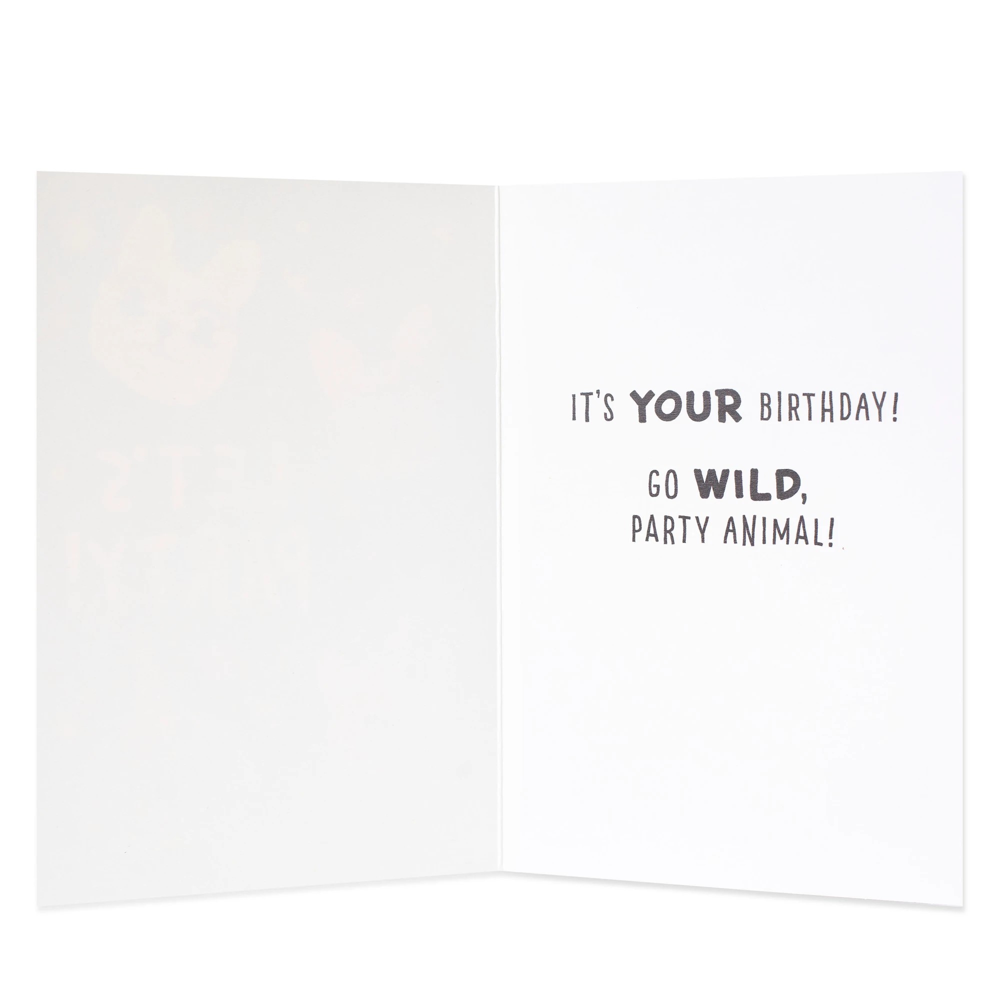 2 Creative Publishing from Hallmark Birthday Card - Let’s Party Animals, 2 of 3