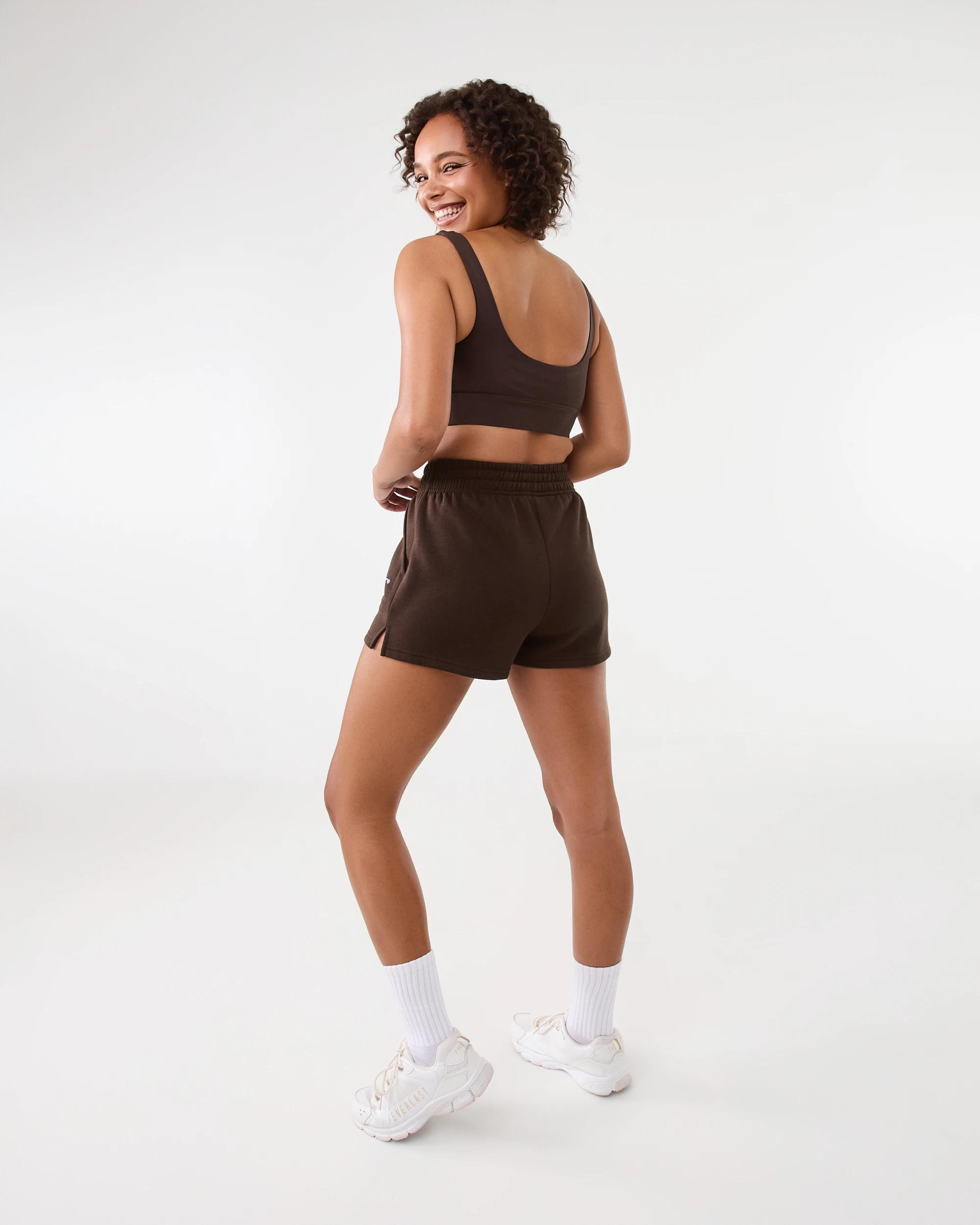 4 Everlast Womens Square Crop Top Coffee, 4 of 9