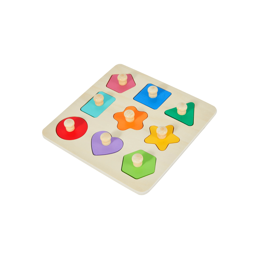 3 Wooden Simple Shape Puzzle, 3 of 5