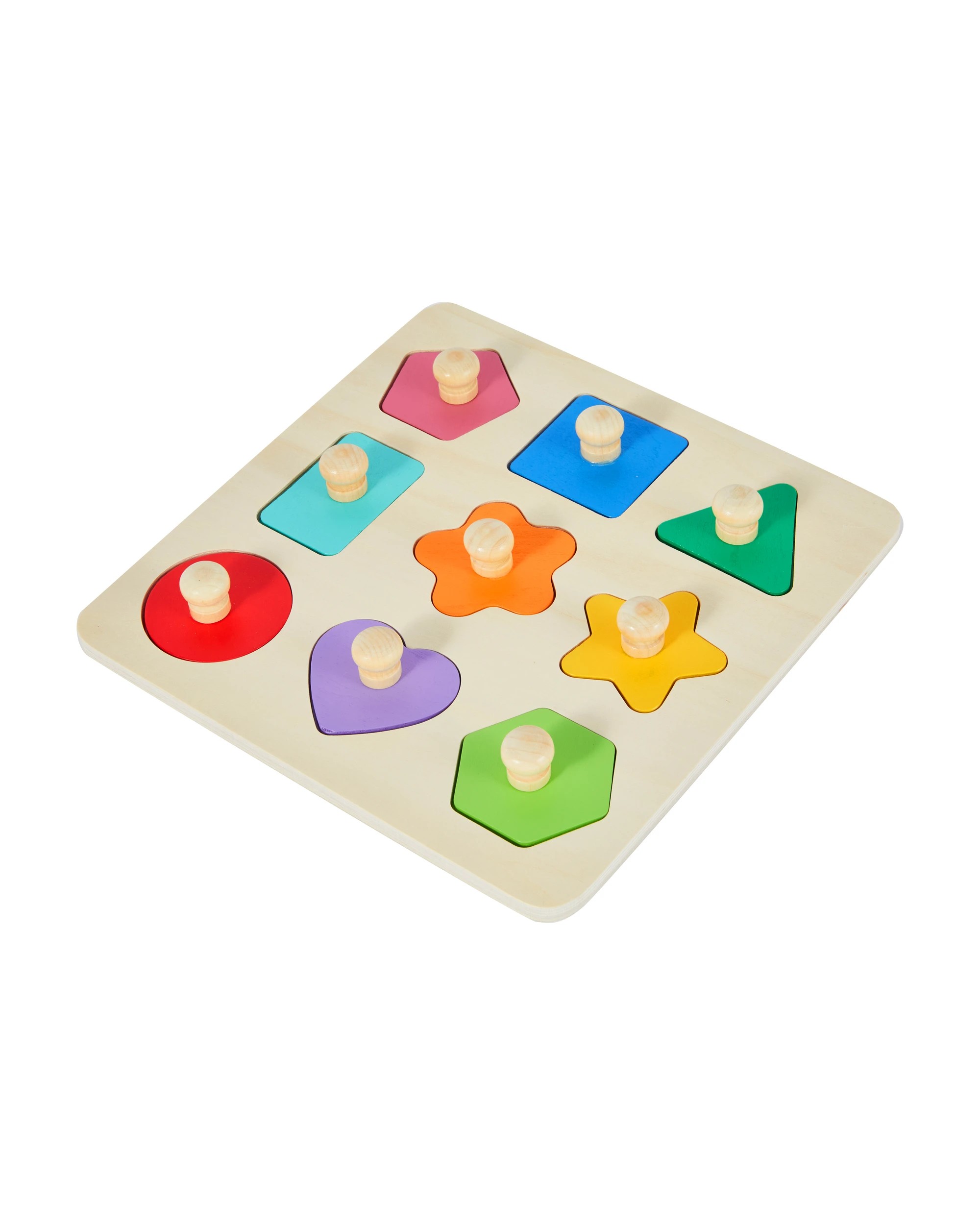 3 Wooden Simple Shape Puzzle, 3 of 5
