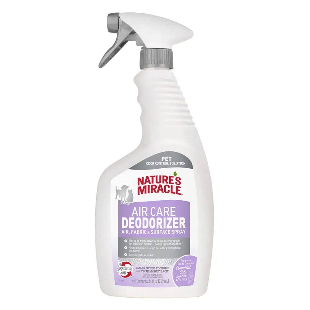1 Nature's Miracle Air Care Deodorizer Air Fabric And Surface Spray - Lavender & Vanilla Scent 709 Ml, 1 of 1