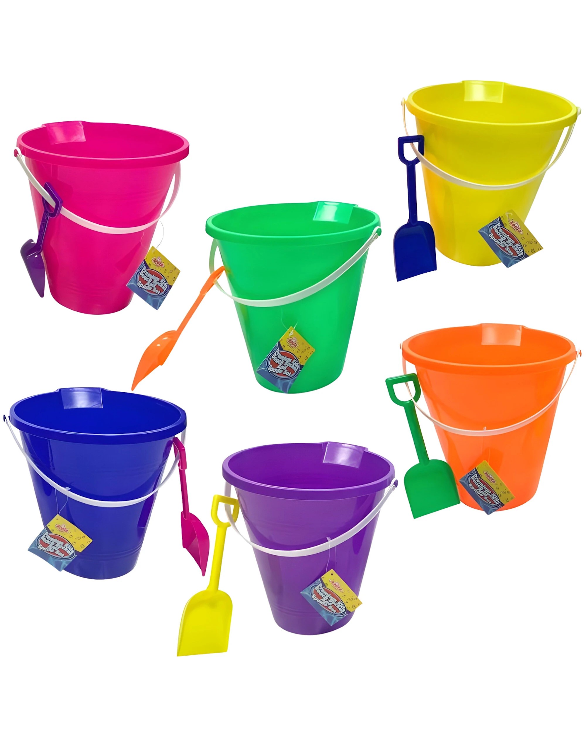 1 Durmaz Kids Beach Bucket and Spade Set - Assorted, 1 of 3