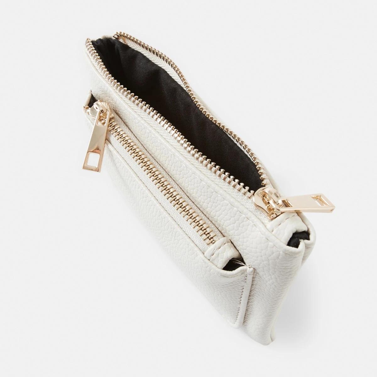 3 Double Pocket Purse OFF WHITE, 3 of 4
