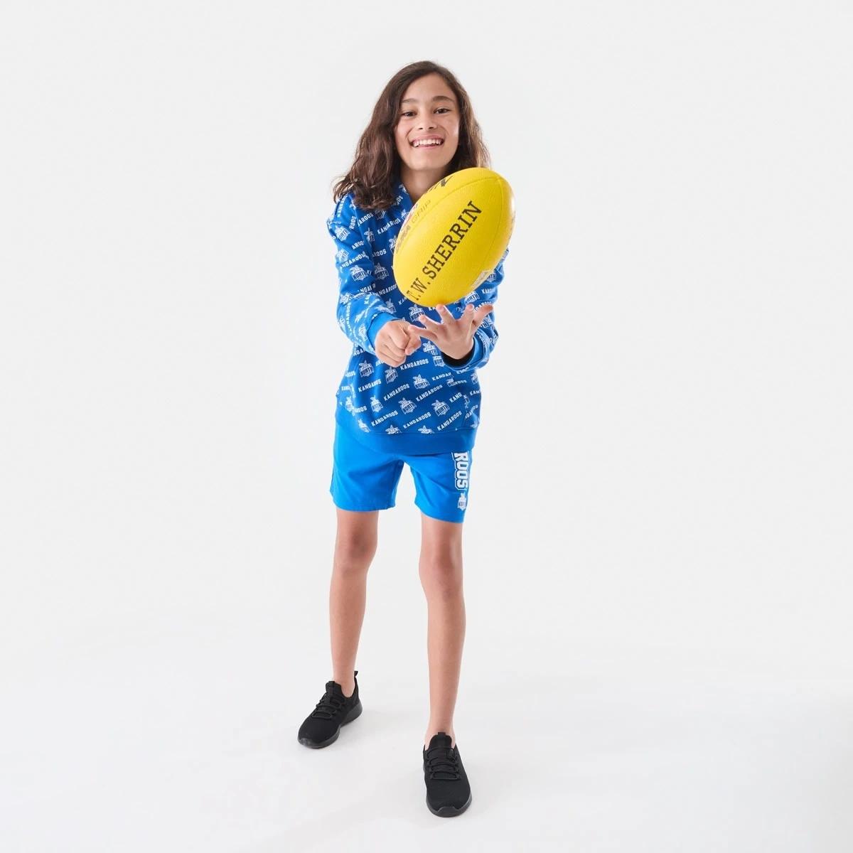 2 Official AFL Kids All Over Print Hoodie Kangaroos, 2 of 10