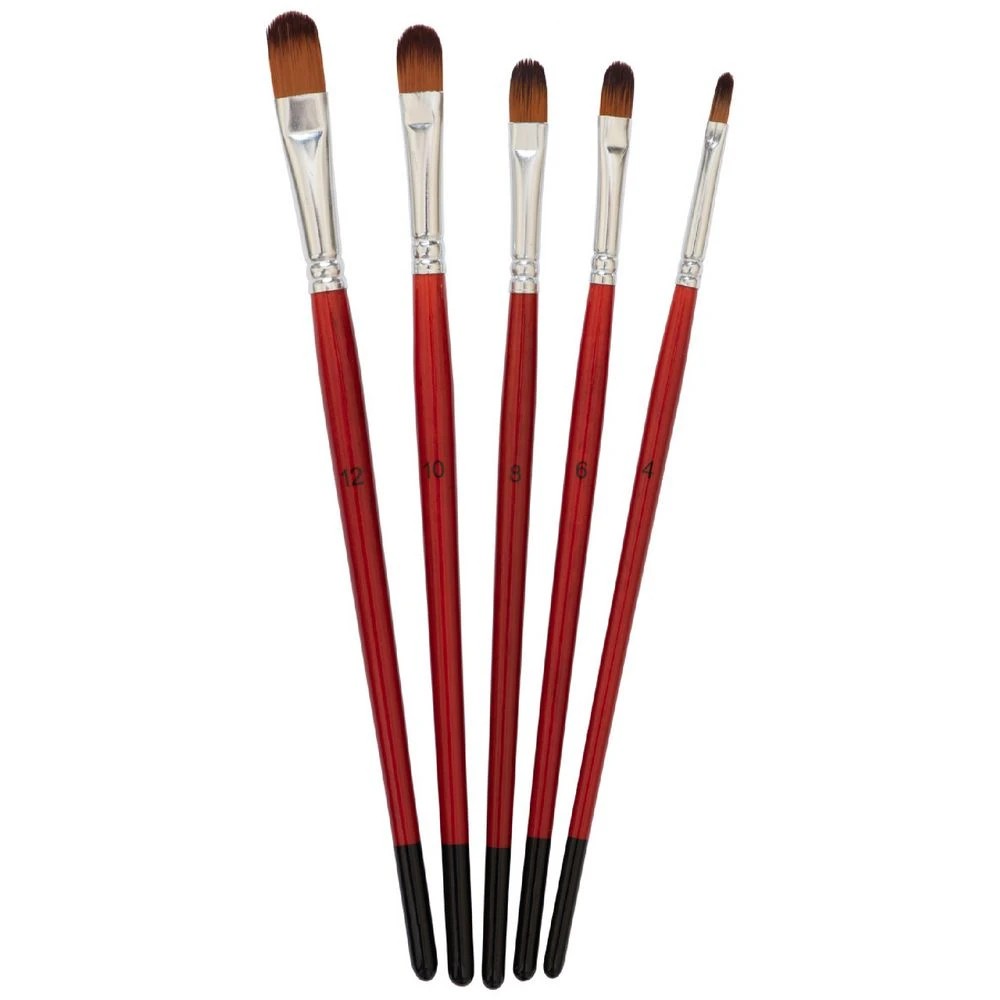 1 Born Filbert Taklon Set 5 Pack, 1 of 5