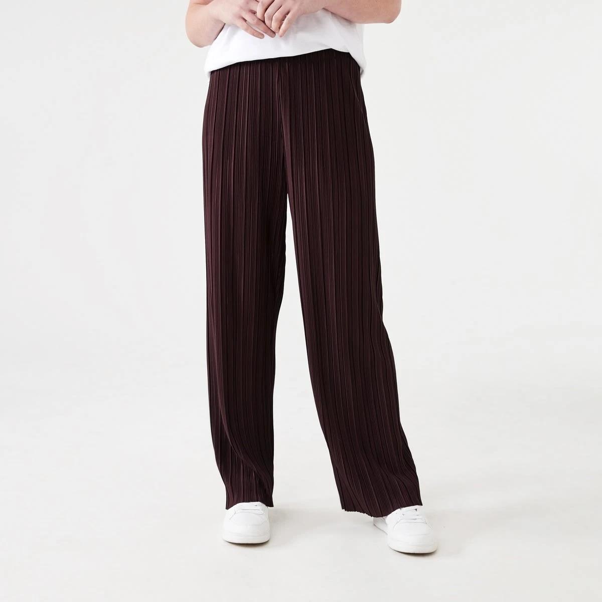 1 Plisse Pants WARM MULBERRY, 1 of 4