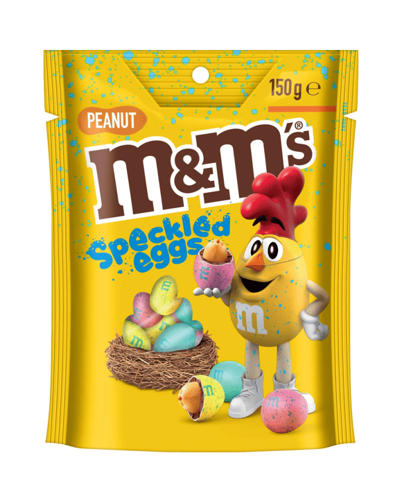 M&M's Peanut Speckled Chocolate Easter Eggs Share Bag 150g