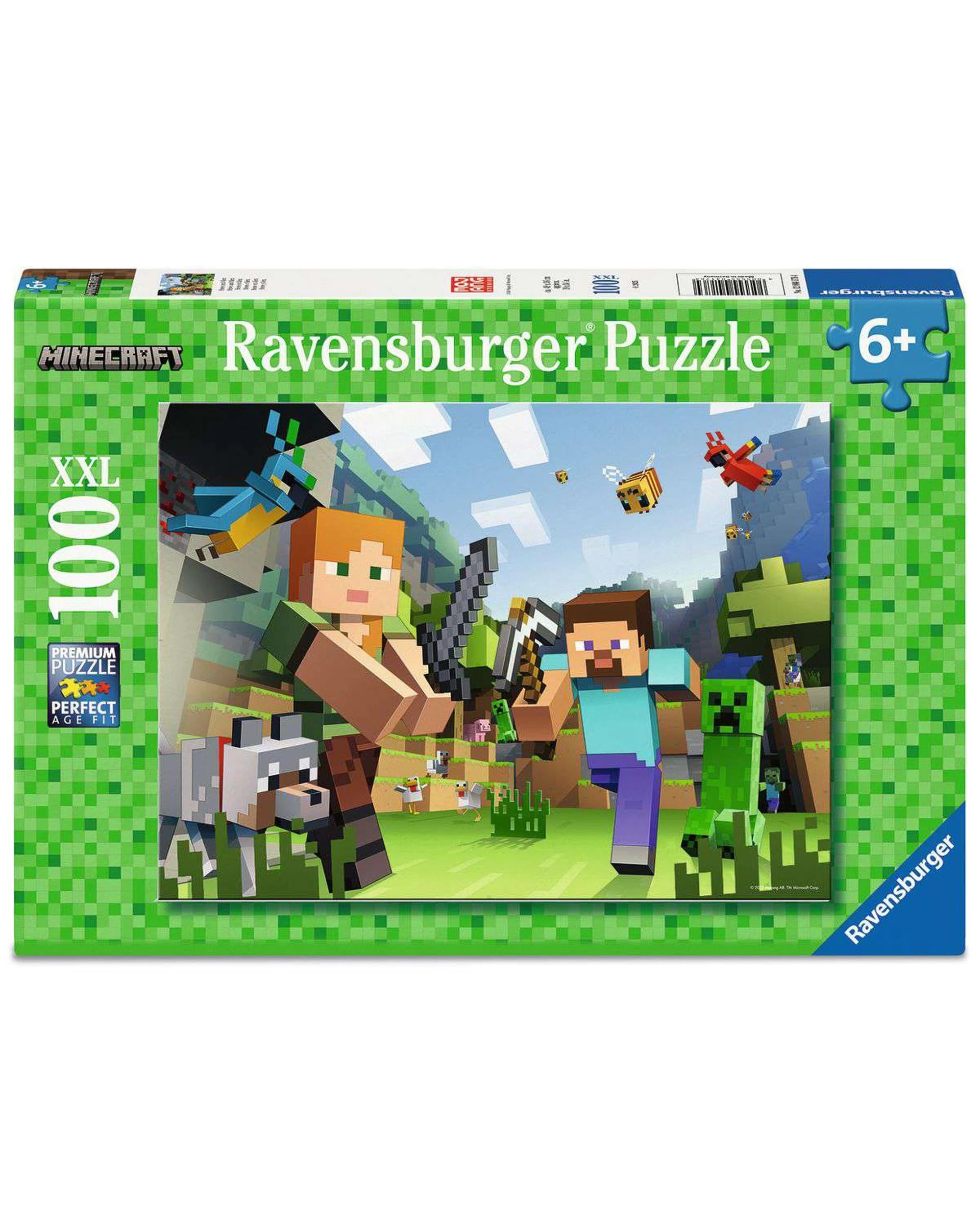 1 Ravensburger Minecraft XXL 100 Piece Jigsaw Puzzle, 1 of 3