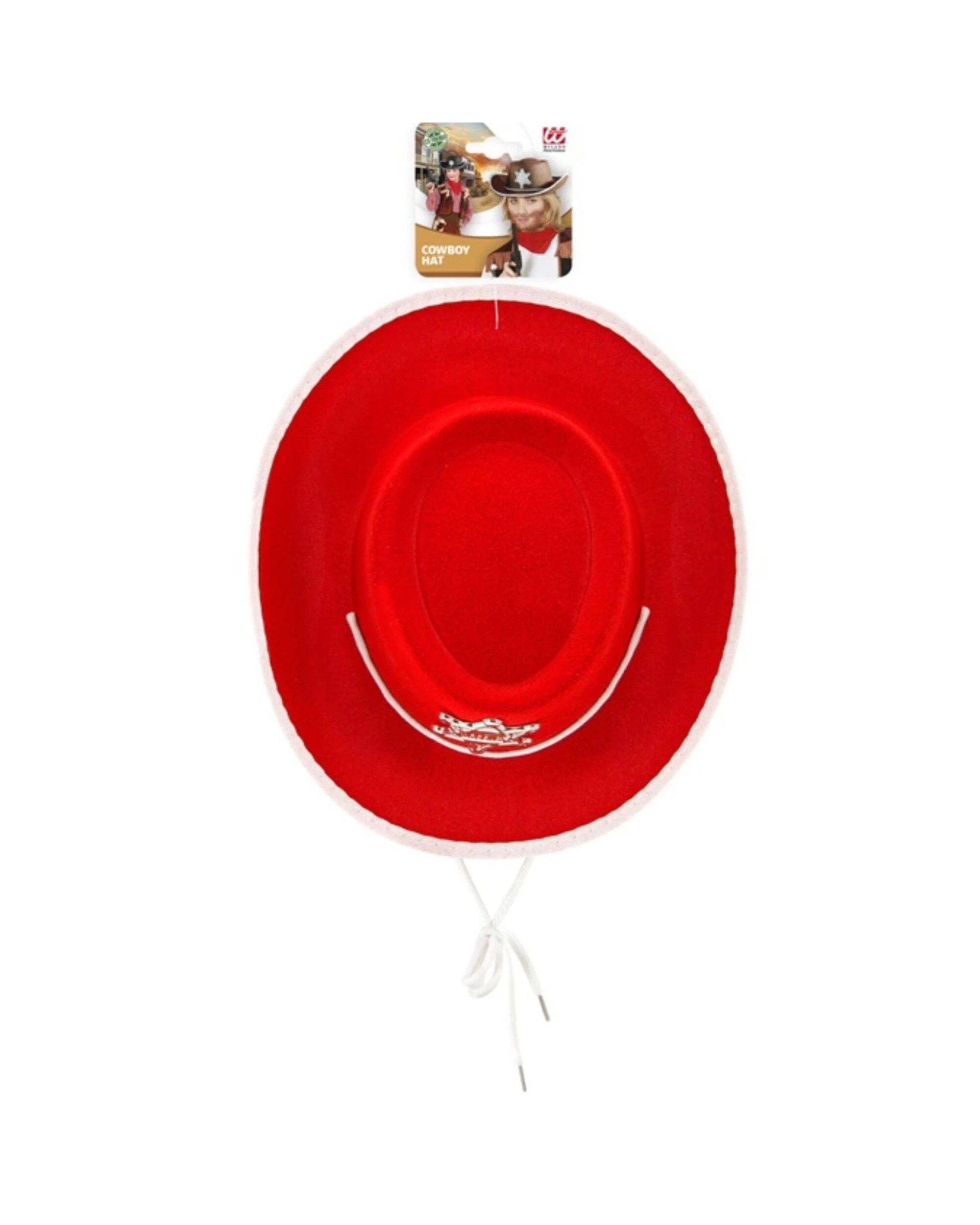 3 Widmann Kids Red Cowboy Hat - Red, 3 of 3
