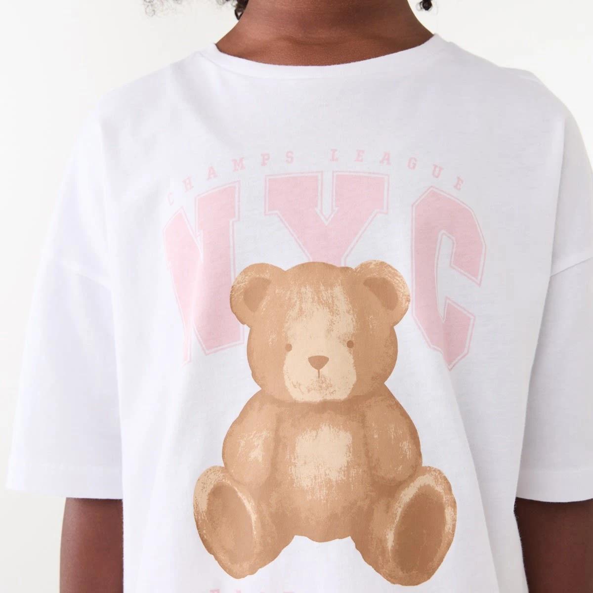 4 T-shirt and Pants Pyjama Set Pnk Teddy, 4 of 8