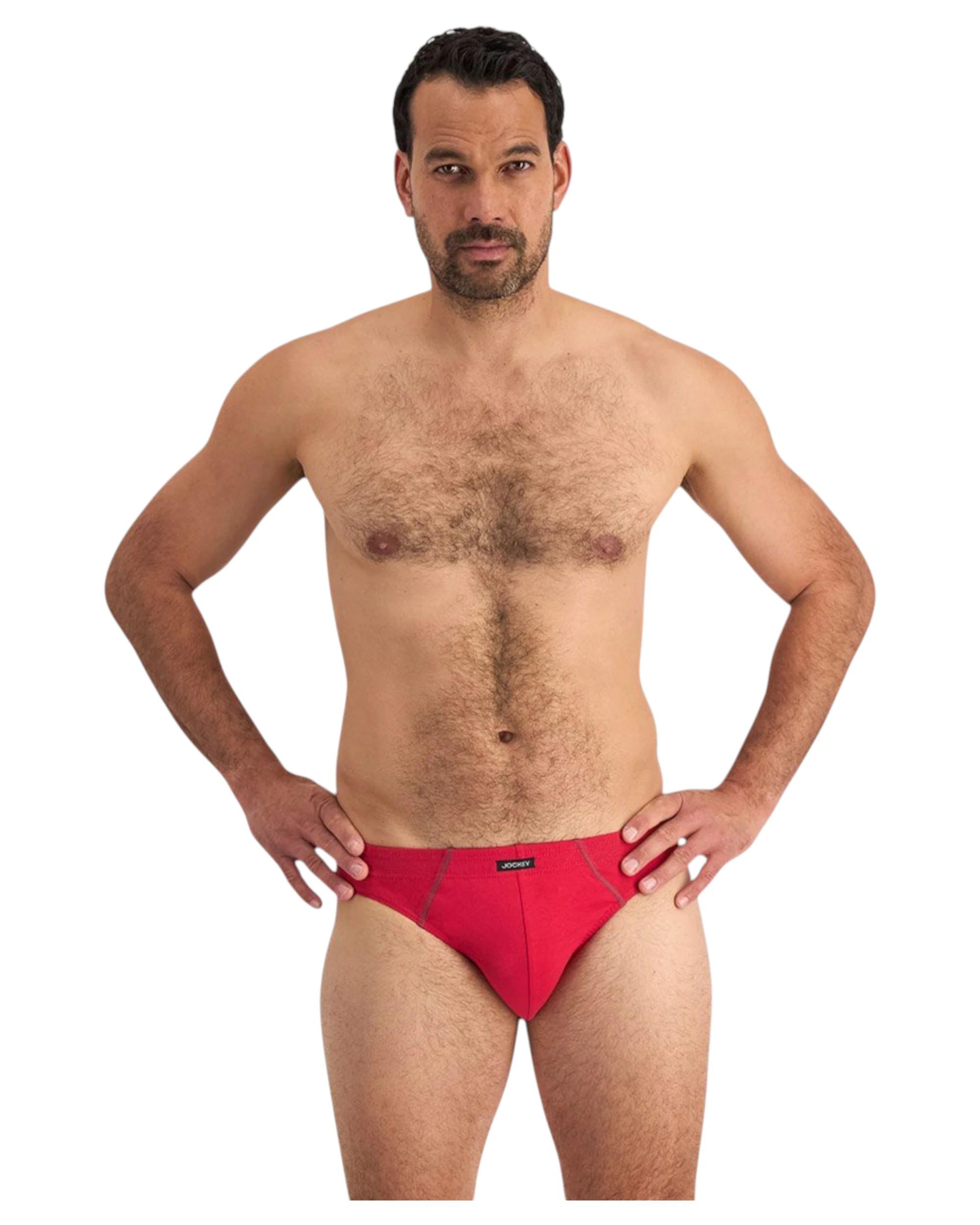 5 Jockey 8 Pack Mens Cotton Briefs / Grey/ Red Underwear Black/grey/red, 5 of 10