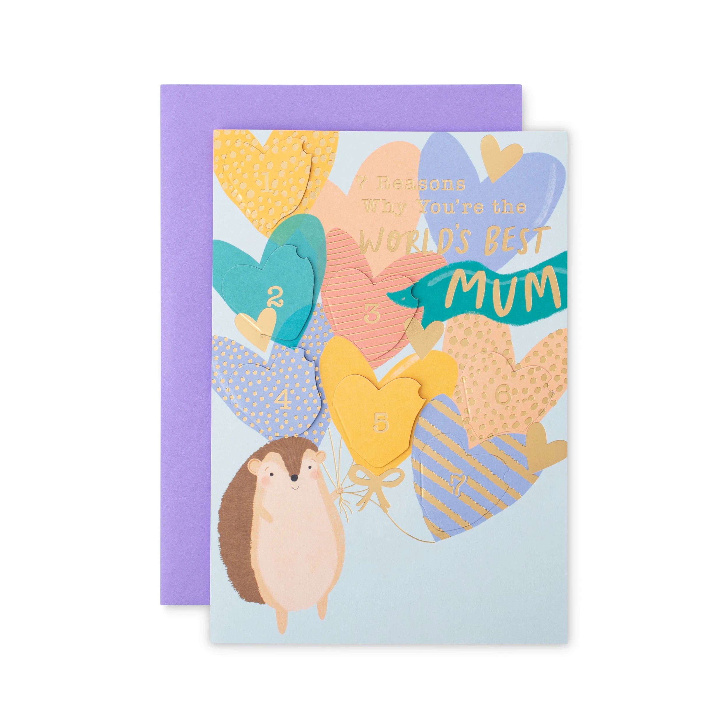 1 Hallmark Mother's Day Card - World's Best Mum, 1 of 3