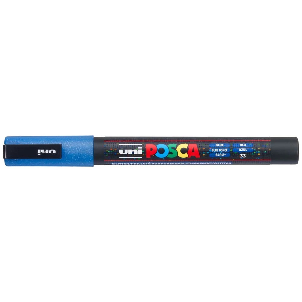 1 POSCA PC 3M Paint Marker Glitter Blue, 1 of 8