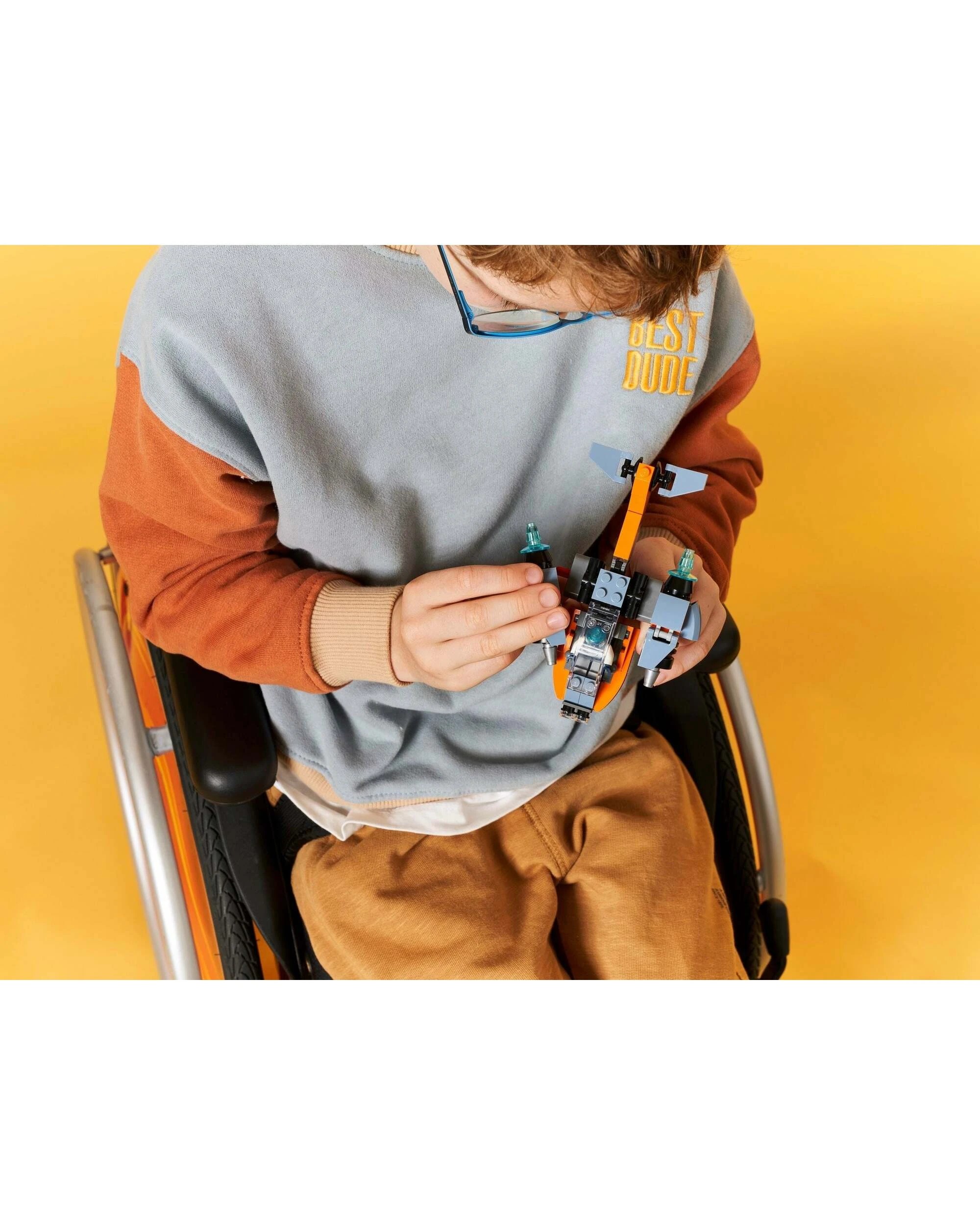 4 LEGO 31111 Cyber Drone 3in1 Robot Mech Scooter Building Toy Set, 4 of 5