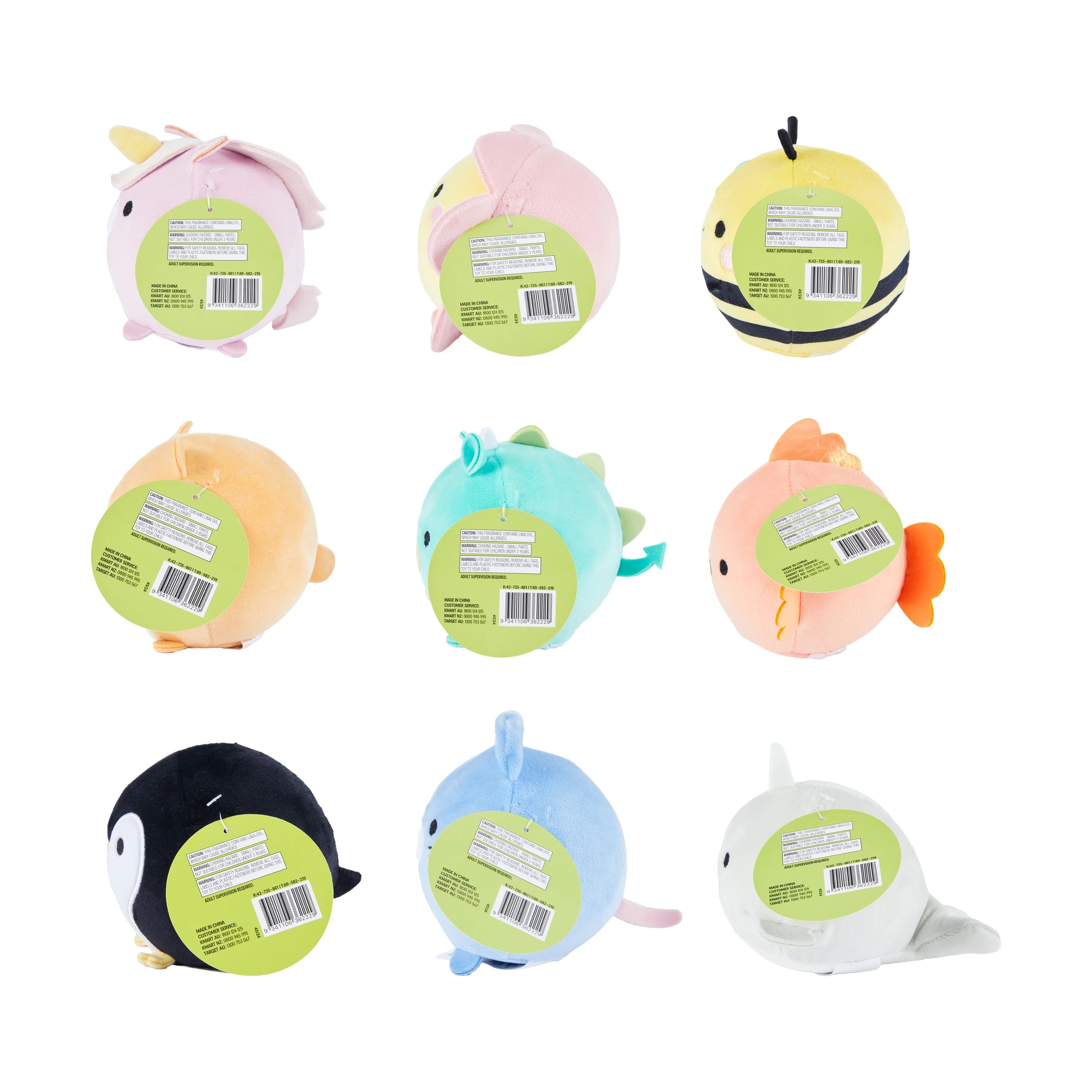 4 Squishy Plush Toy - Assorted, 4 of 4