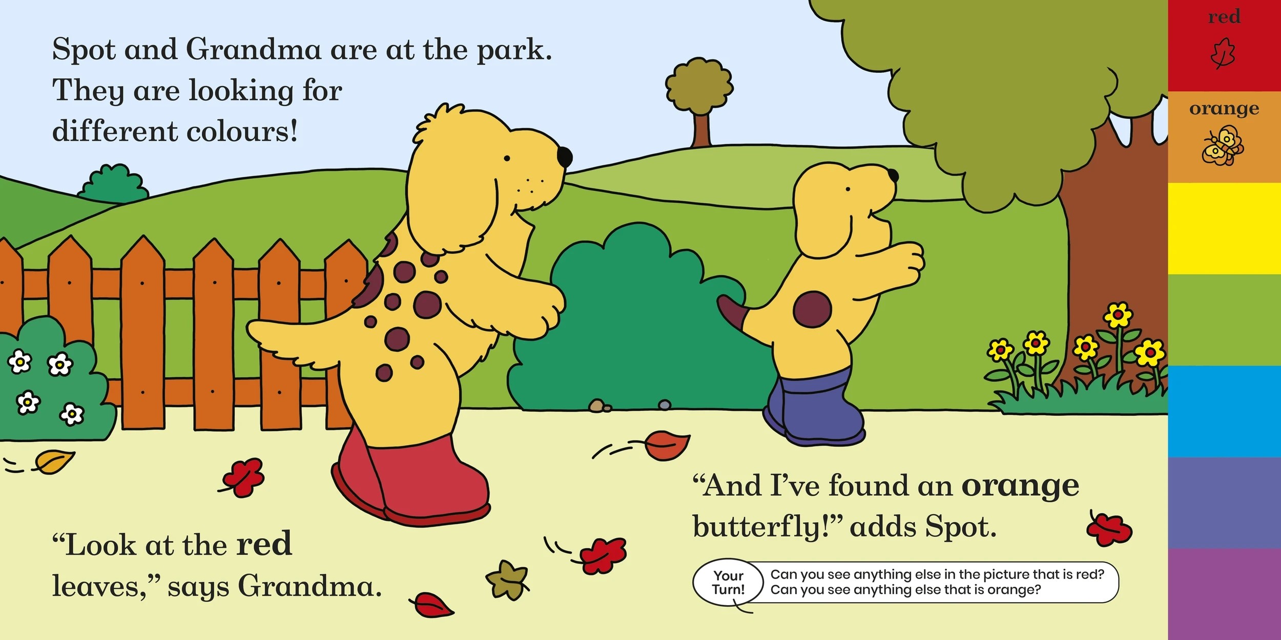 2 First Steps with Spot: Spot Sees a Rainbow by Eric Hill - Book, 2 of 3