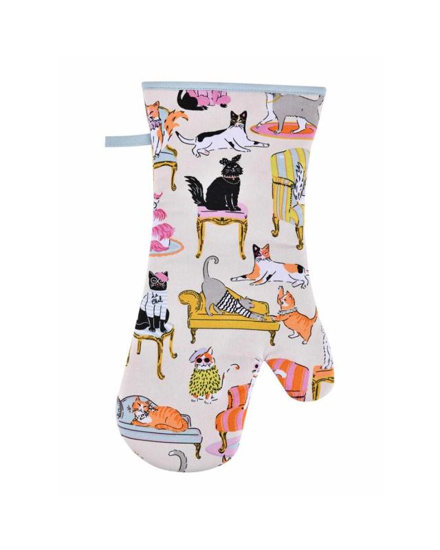 Ulster Weavers Gauntlet Oven Glove Cool Cats  37 x 