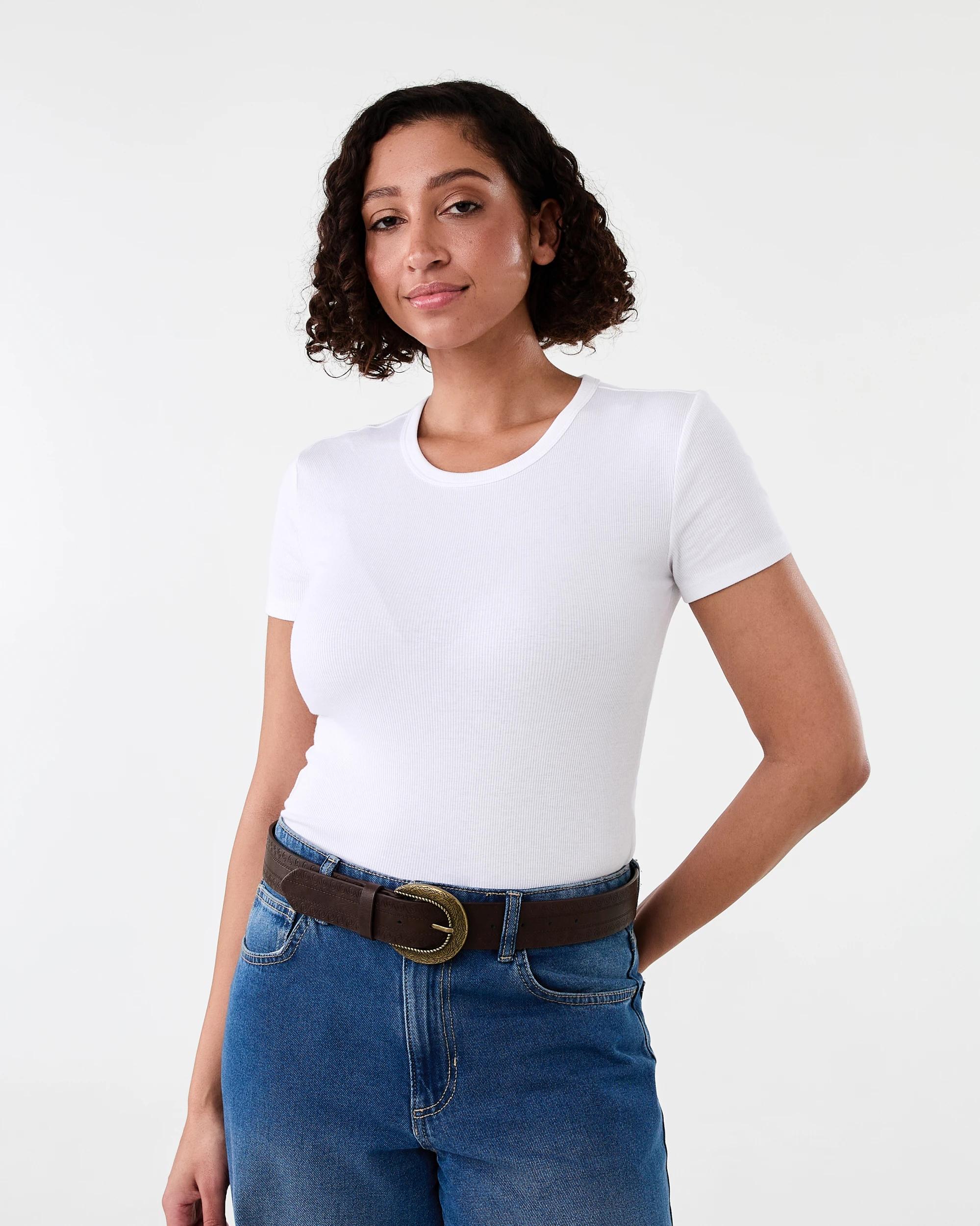 5 Rodeo Debossed Belt Deep Fudge, 5 of 5