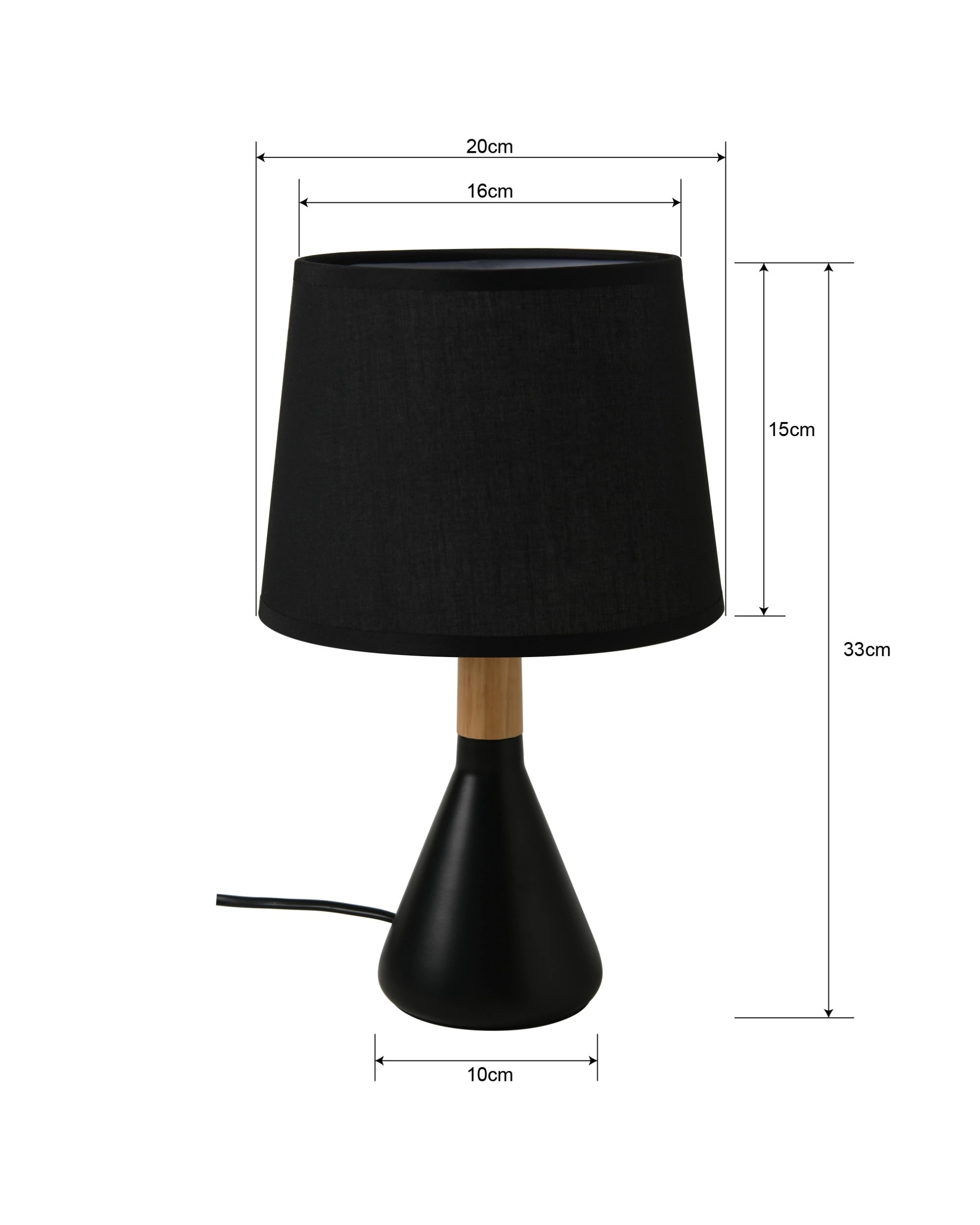 5 Sherwood Preston Table Lamp - Black, 5 of 9