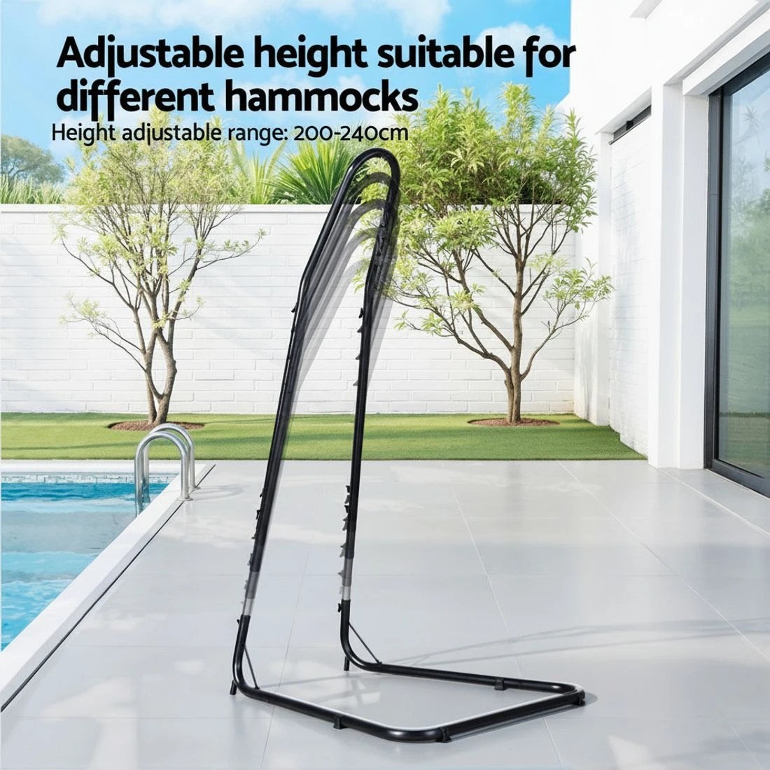 6 Gardeon Hammock Hanging Chair with Heavy Duty Steel - Multi, 6 of 6