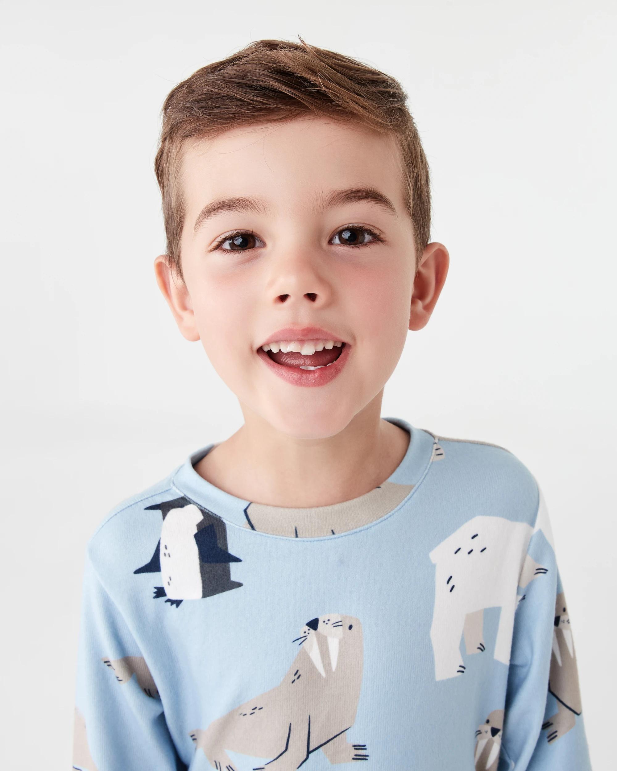 3 Hacci Pyjama Set Blu Arc An, 3 of 4