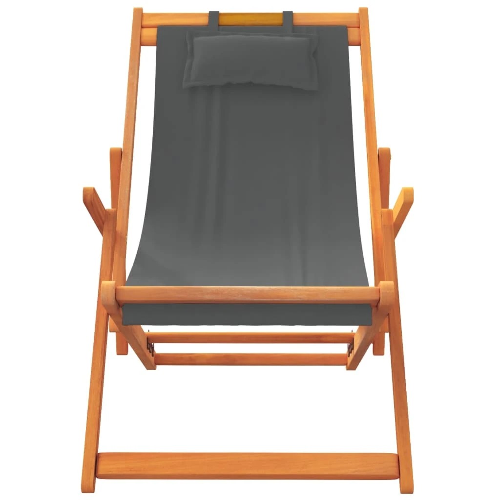 4 vidaXL folding chair Foldable - Grey, 4 of 9