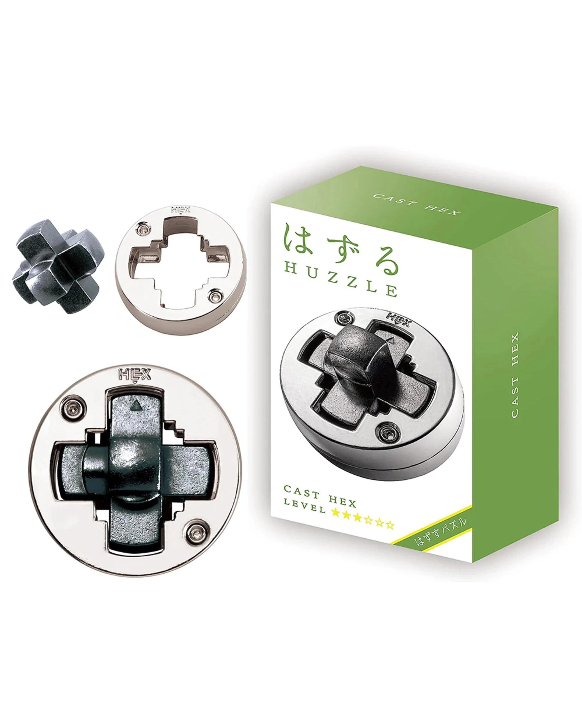 1 Hanayama Level 3 Hex Cast Puzzle, 1 of 1