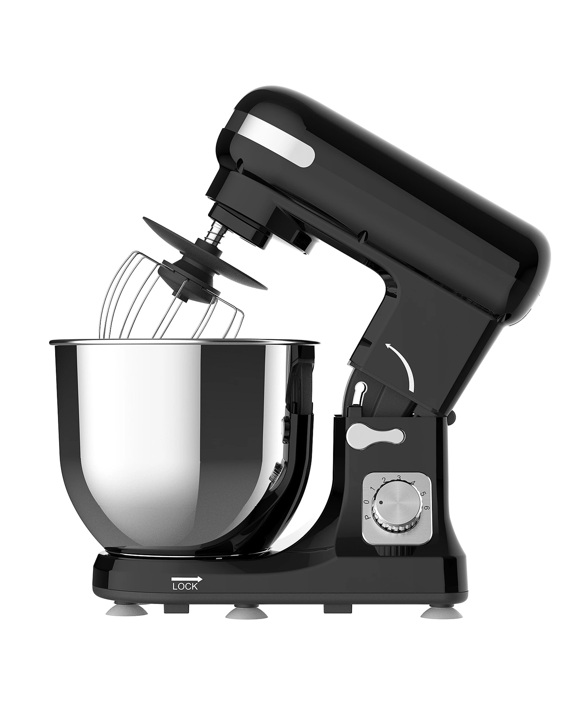 4 Advwin 1400w 6.5l Electric Stand Mixer Black, 4 of 7