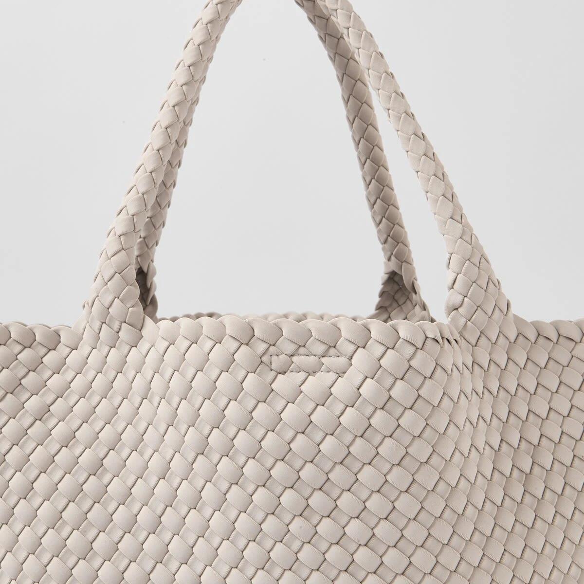 3 Weave Tote Bag SMOKEY TAUPE, 3 of 6