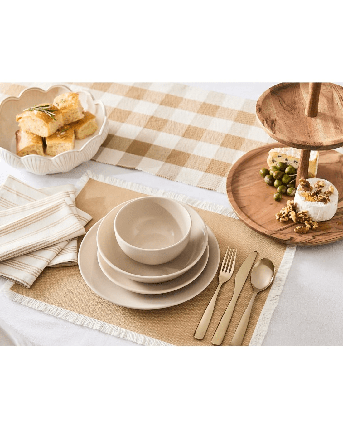 8 2 Tier Acacia Cake Stand - Brown, 8 of 8