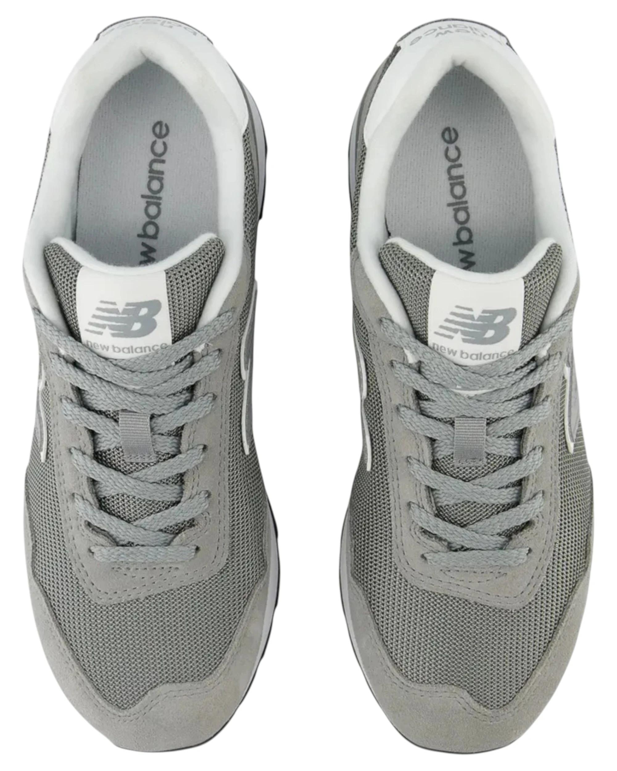 4 New Balance Womens 515 Grey/ White Athletic Shoes GREY/WHITE, 4 of 5