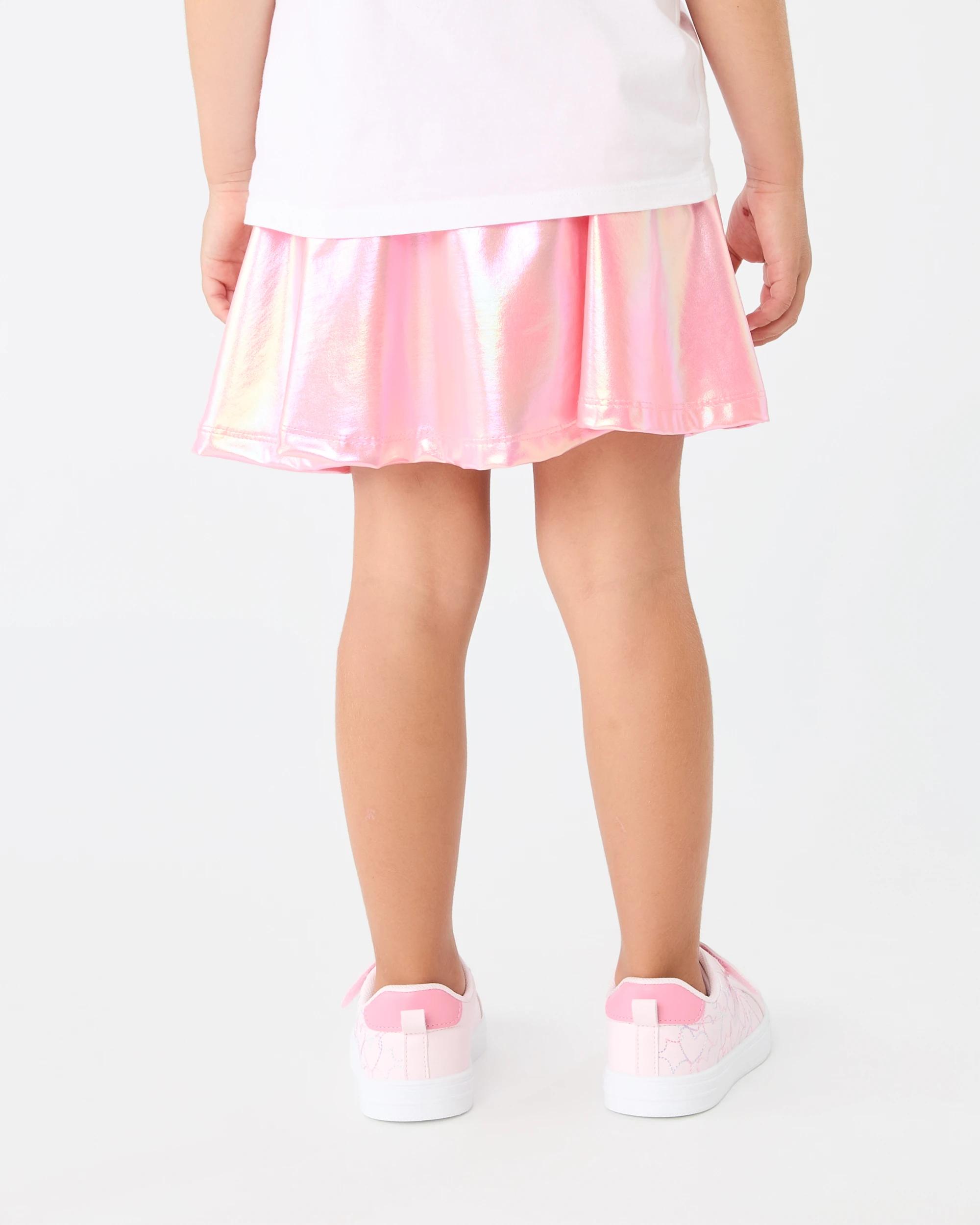 2 Metallic Skort Pnk Met, 2 of 6