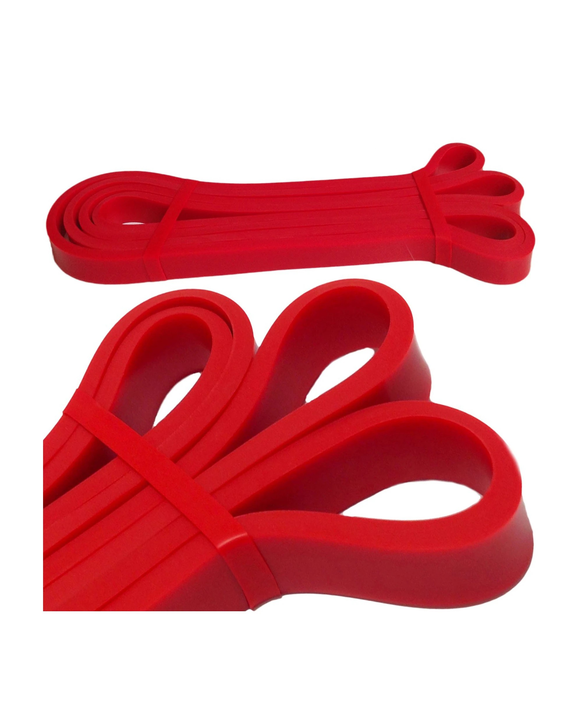 2 TODO 13mm Heavy Duty Resistance Band Loop Exercise Pilates Yoga Physio Stretch - Red, 2 of 2