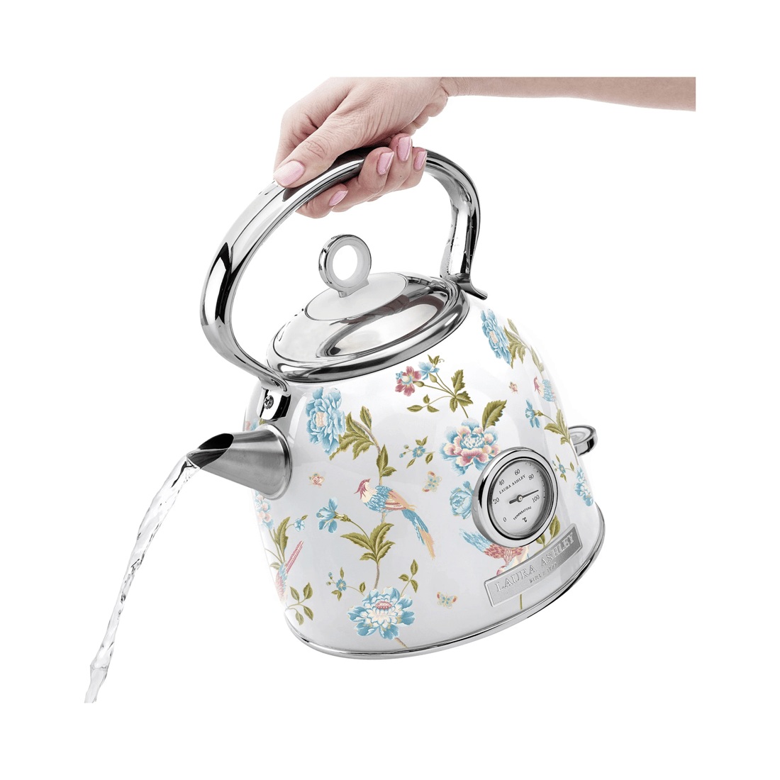 7 Laura Ashley 1.7L Kettle Elvenden Temperature Kettle Boiling Kettle Perfect Pour
 - white, 7 of 7