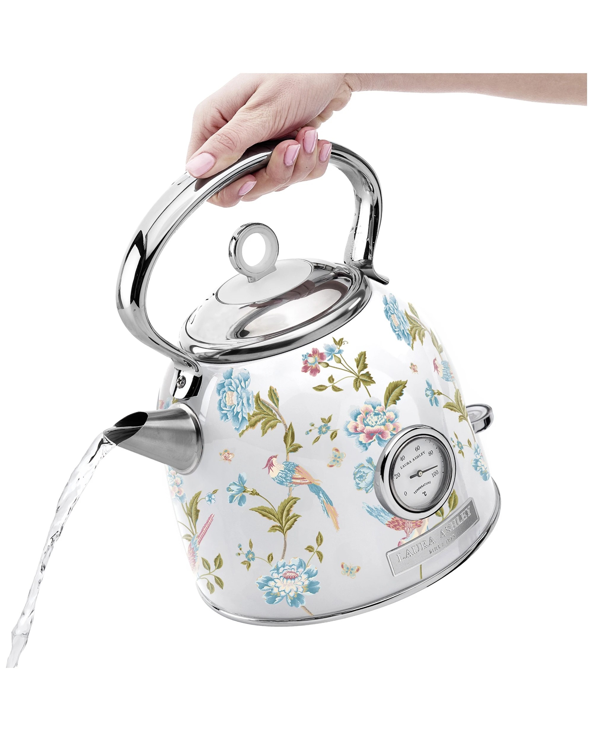 7 Laura Ashley 1.7L Kettle Elvenden Temperature Kettle Boiling Kettle Perfect Pour
 - white, 7 of 7