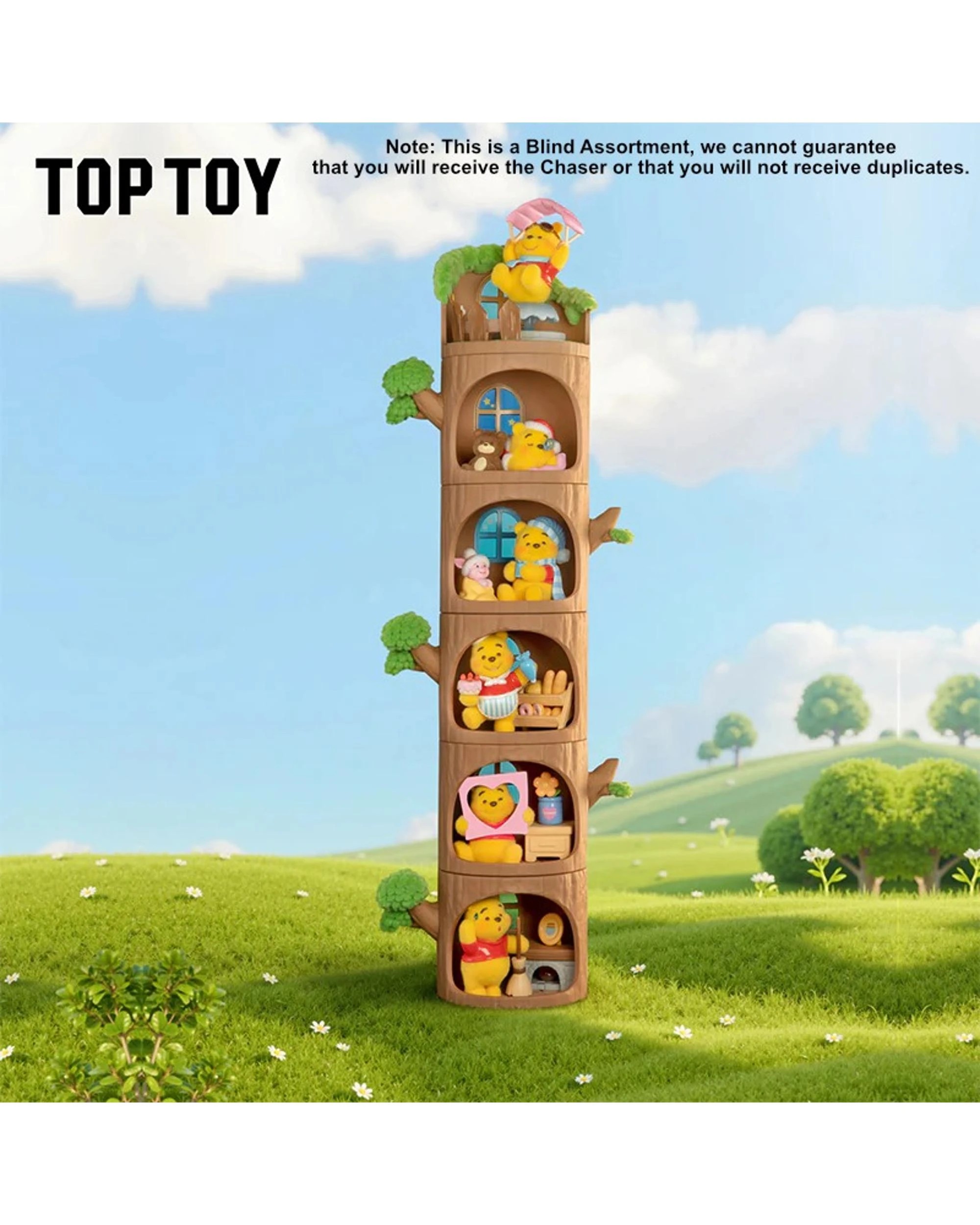 3 Disney Winnie the Pooh Hundred Acre Wood Tree House Series Figure Blind Box, 3 of 9