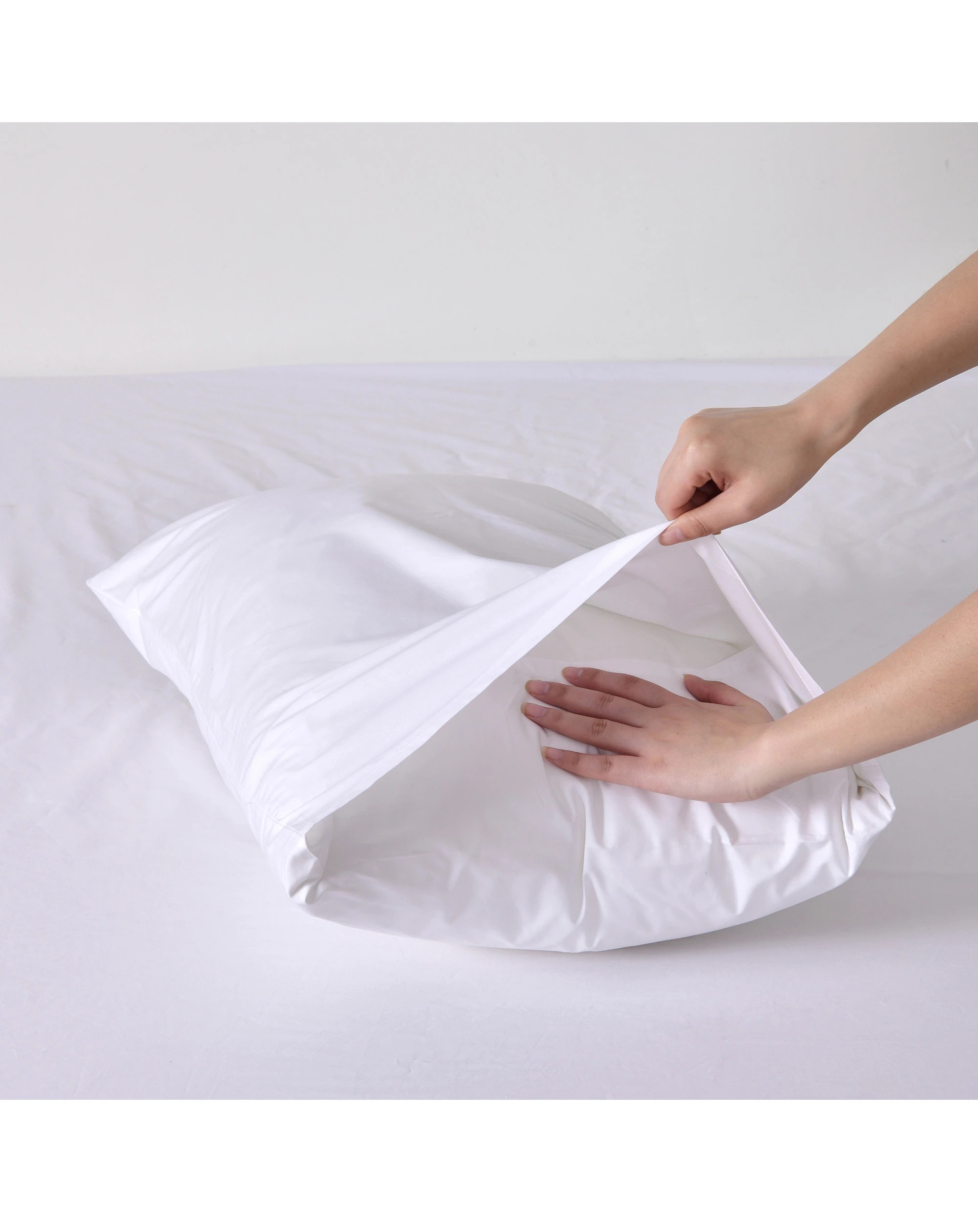 8 Dreamaker 300TC Cotton Percale Combo Fitted Sheet Set - Queen Bed - White, 8 of 8