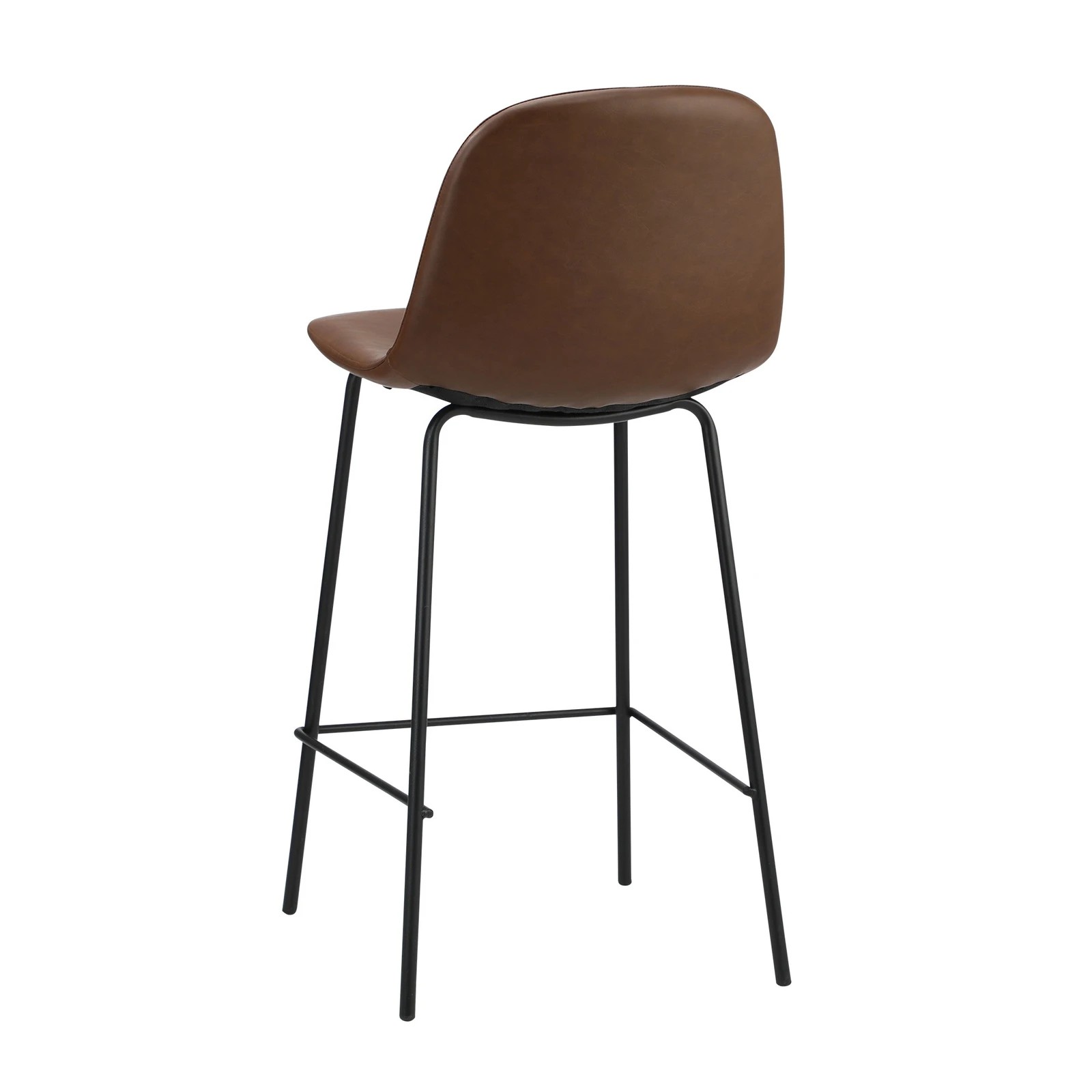 8 Oikiture 2x Bar Stools Barstool - Brown, 8 of 9