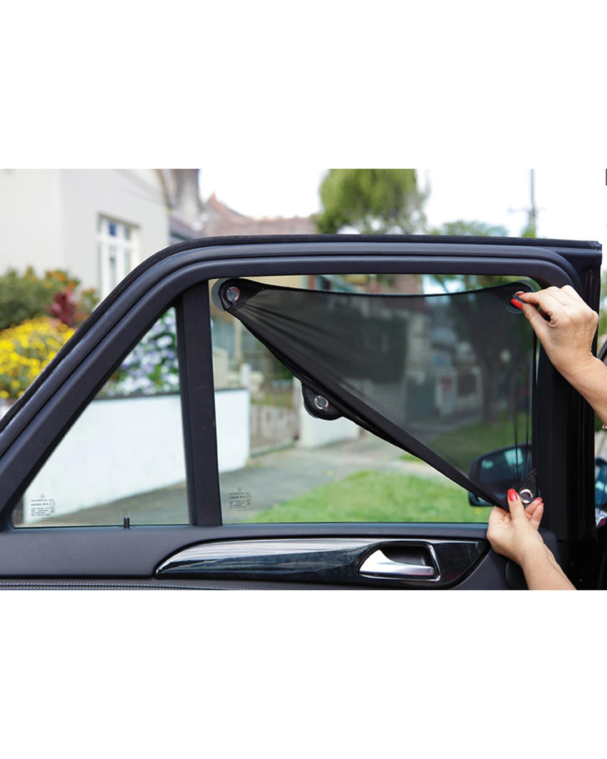 2 Dreambaby Adjusta Car Shade Flexible Blocks Glare Suction Cup Easy Fold - Black, 2 of 5