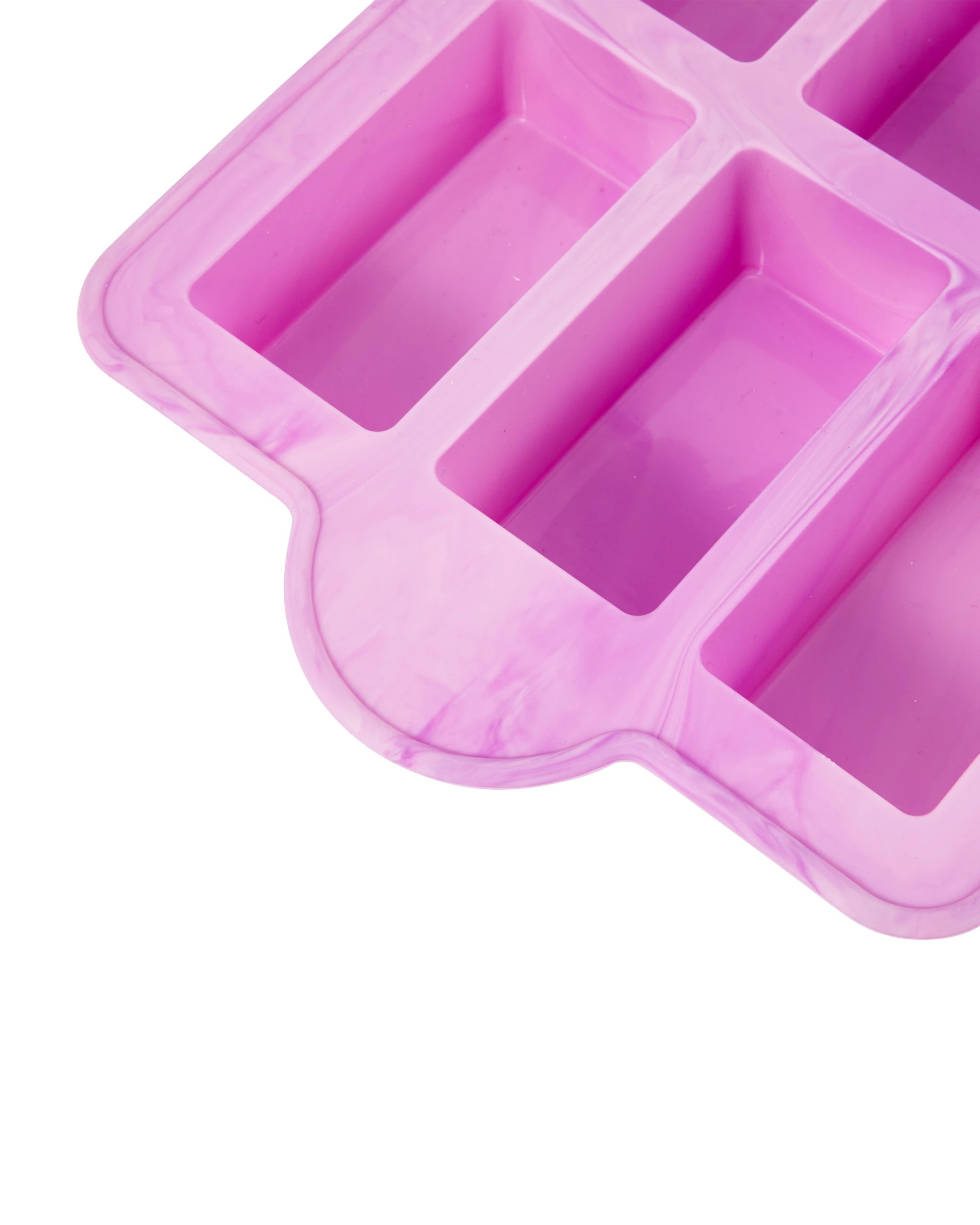 4 6 Cup Silicone Mini Loaf Pan - Purple, 4 of 5