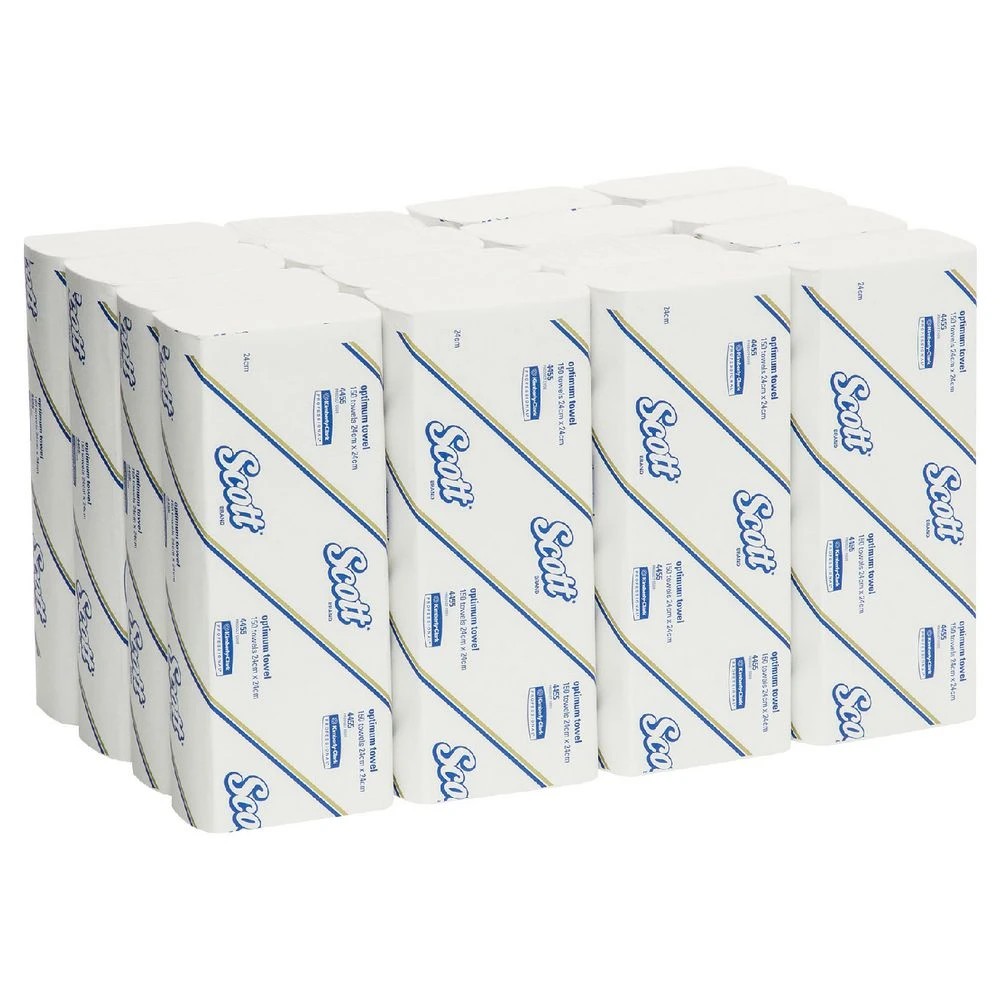 5 Scott Optimum Hand Towel 24 x 24cm 150 Sheets 16 Pack, 5 of 6